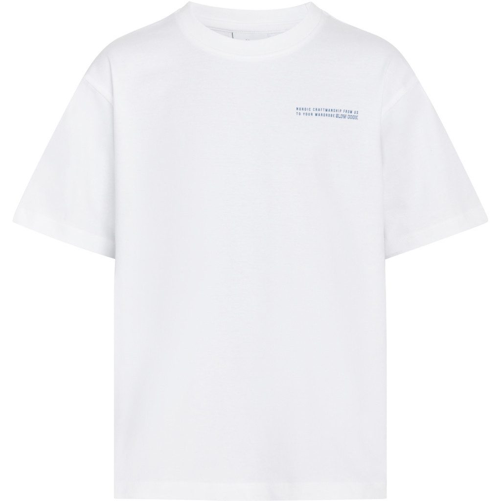 GRUNT T-Shirt Poebla (1-tlg) Dezente Front mit auffälligem Rückendruck