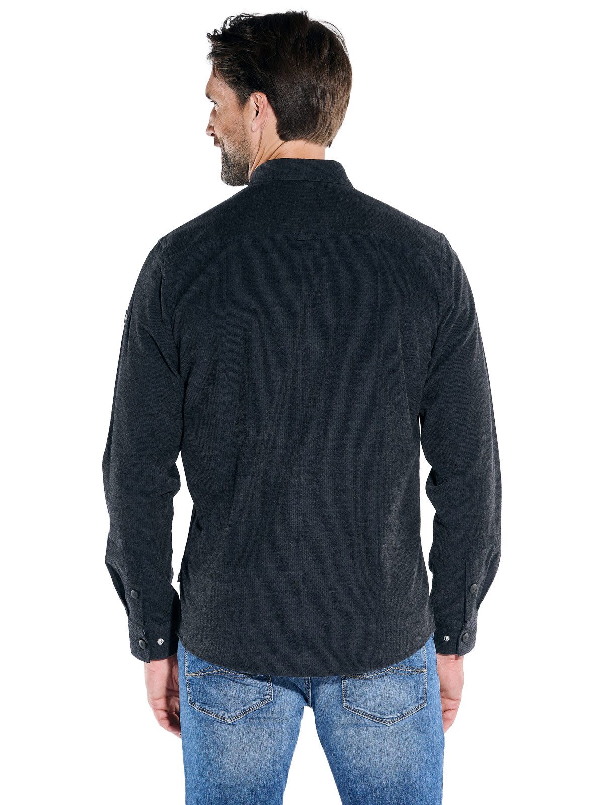 Engbers Langarmhemd engbers Herren Overshirt strukturiert, Saphirblau günstig online kaufen
