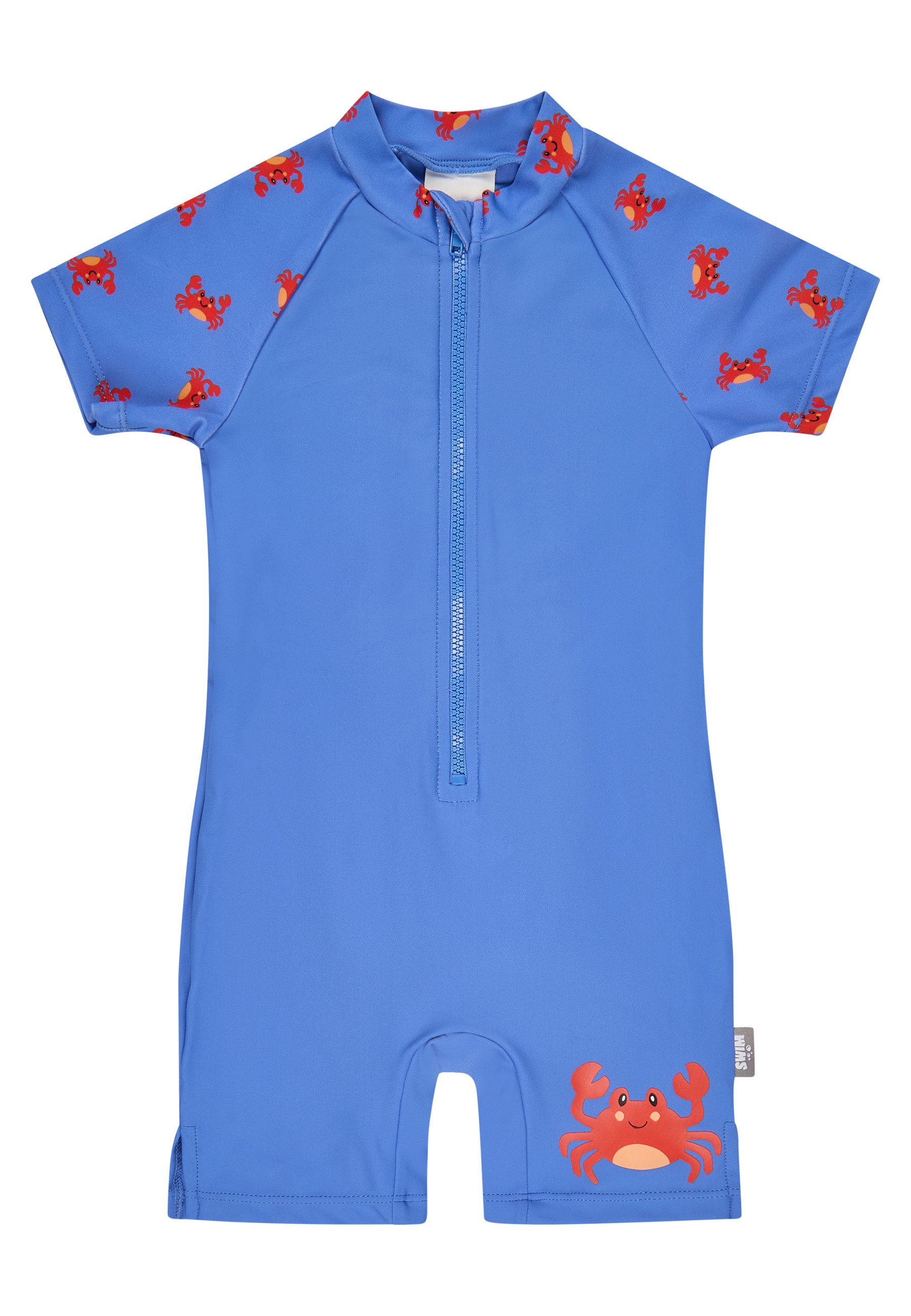 Sterntaler® Badeanzug UV-Schutz 50+ Schwimmanzug Krabbe (1-St) Schwimmanzug Krabbenmuster, Reißverschluss vorn, Windeleinsatz bis 92