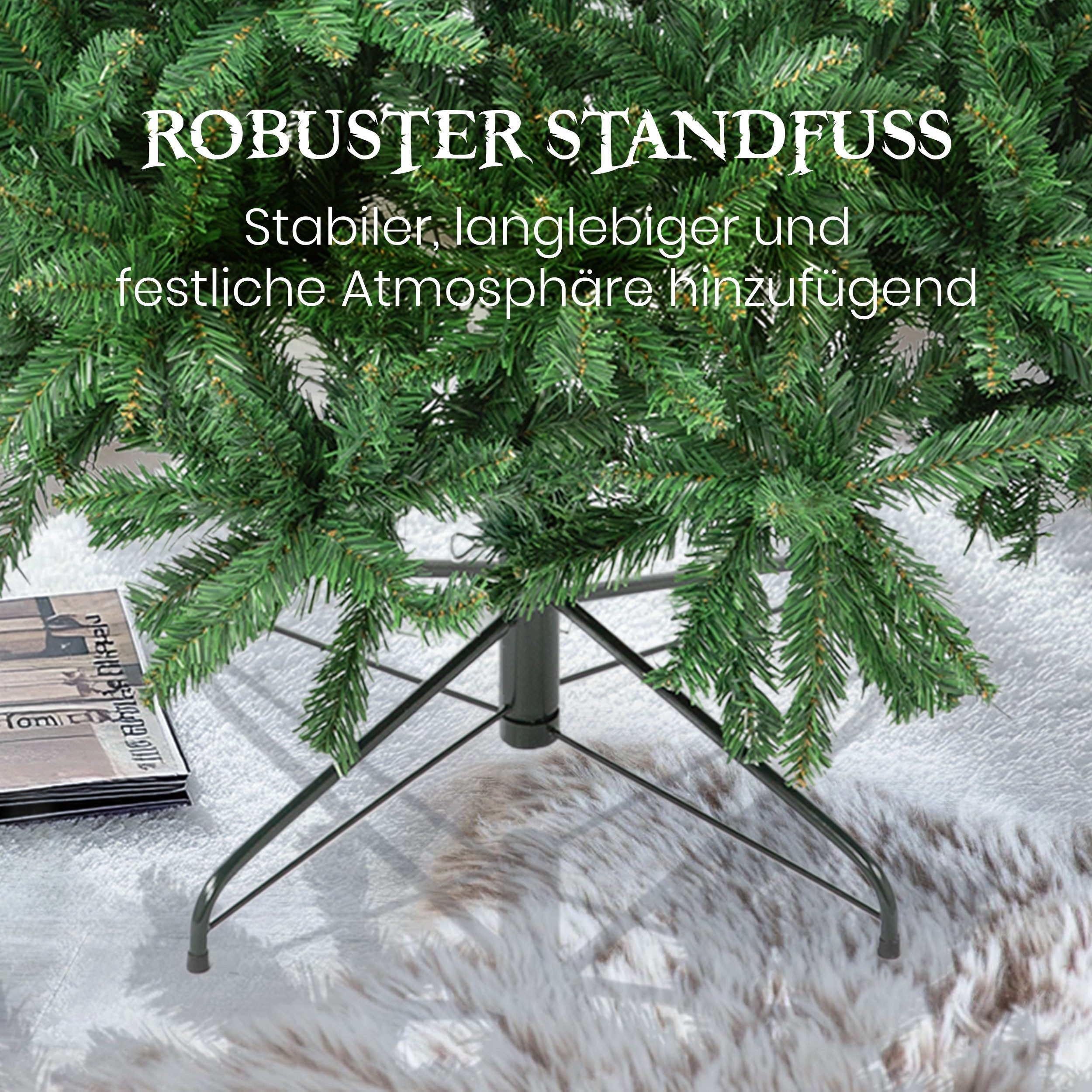 Sinaopus Künstlicher Weihnachtsbaum mit Beleuchtung, Tannenbaum künstlich, günstig online kaufen