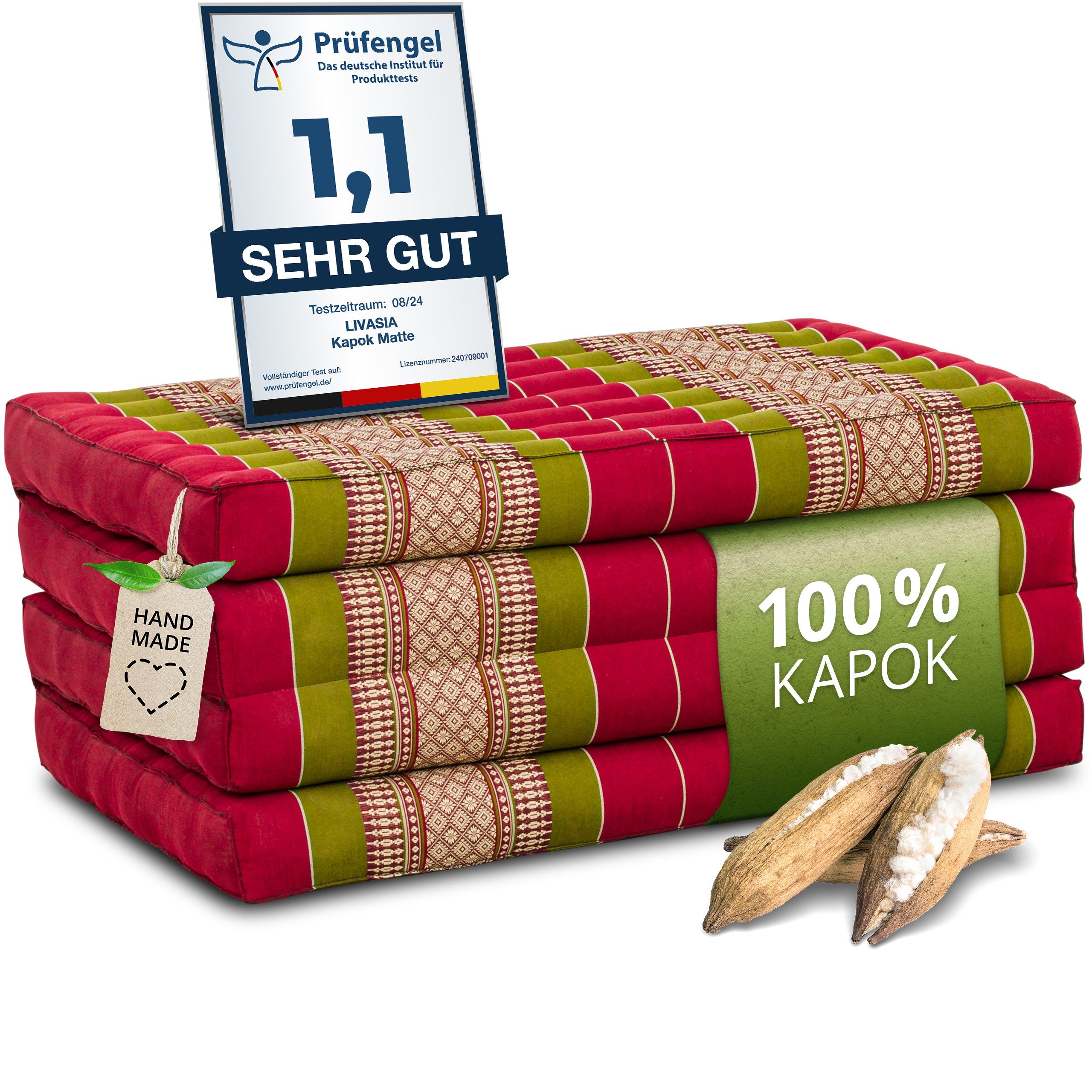 Klappmatratze Faltmatratze 80 cm (Classic) - 200x80x8cm, günstig online kaufen