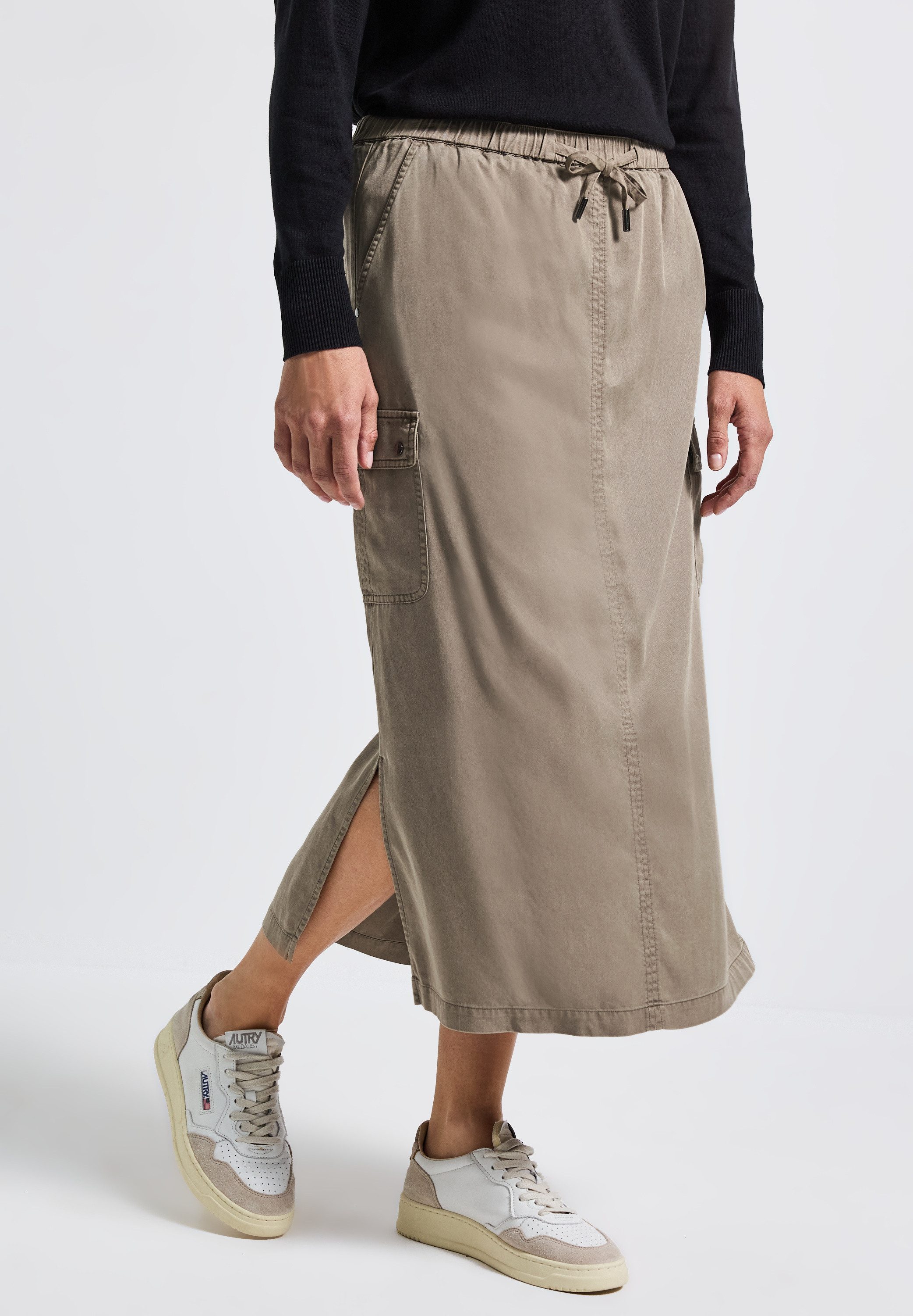 STREET ONE Maxirock Elastikbund mit Tunnelzug