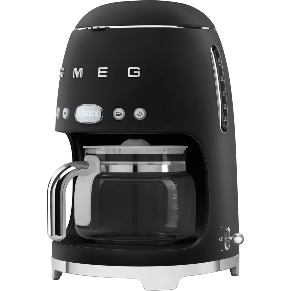 Smeg Kaffee- /Teestation DCF02BLMEU Filter Kaffeemaschine Schwarz-Matt