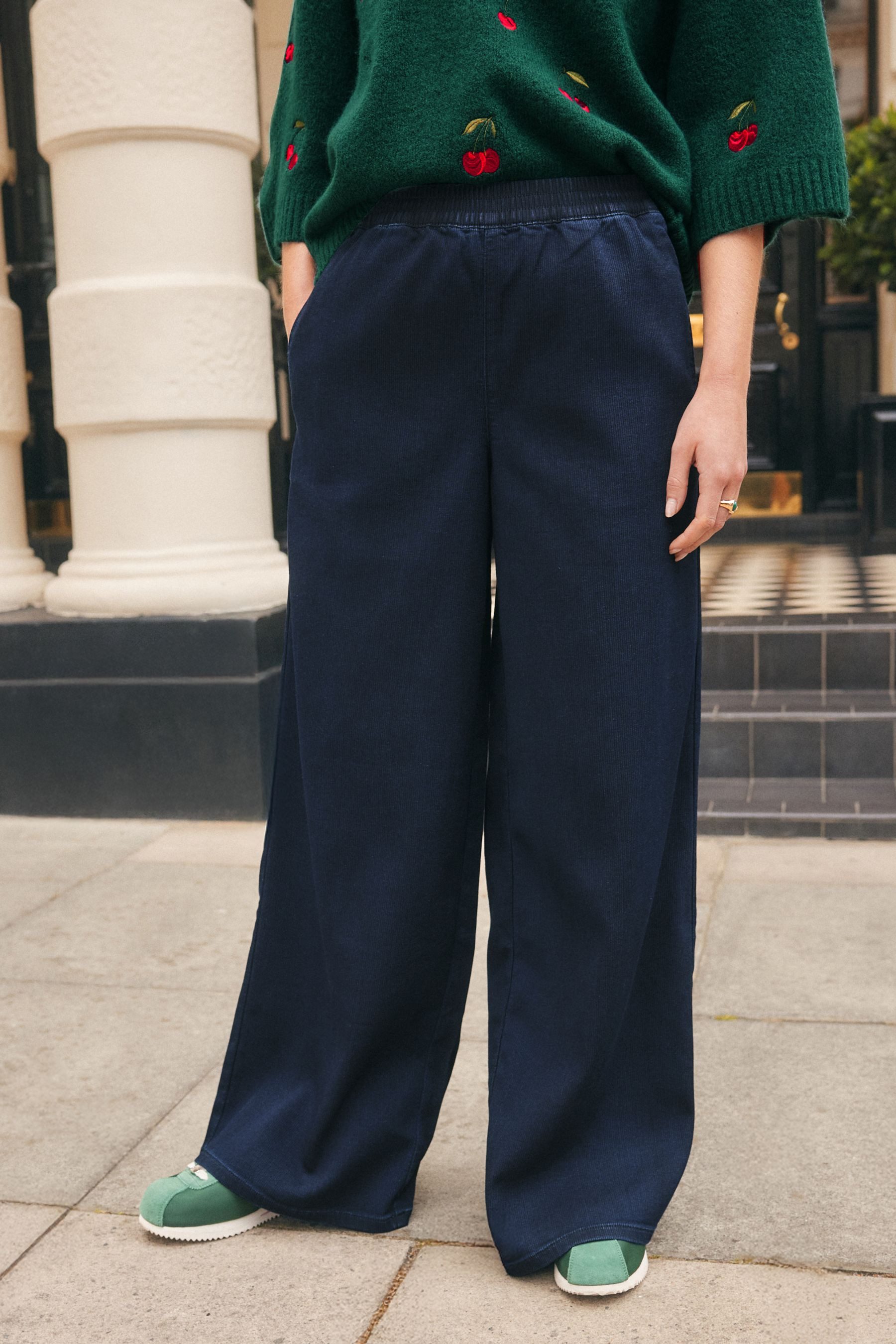 Next Jogginghose Jogginghose aus Jersey im Denim-Look (1-tlg)