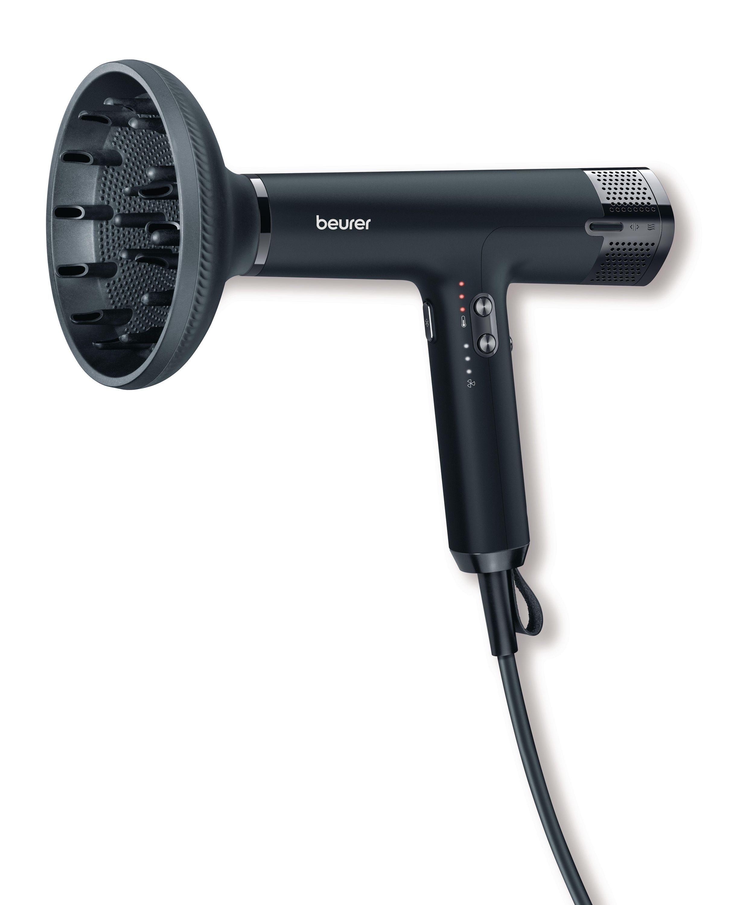 BEURER Haartrockner HC 110 Excellence, Kompaktes Design grau