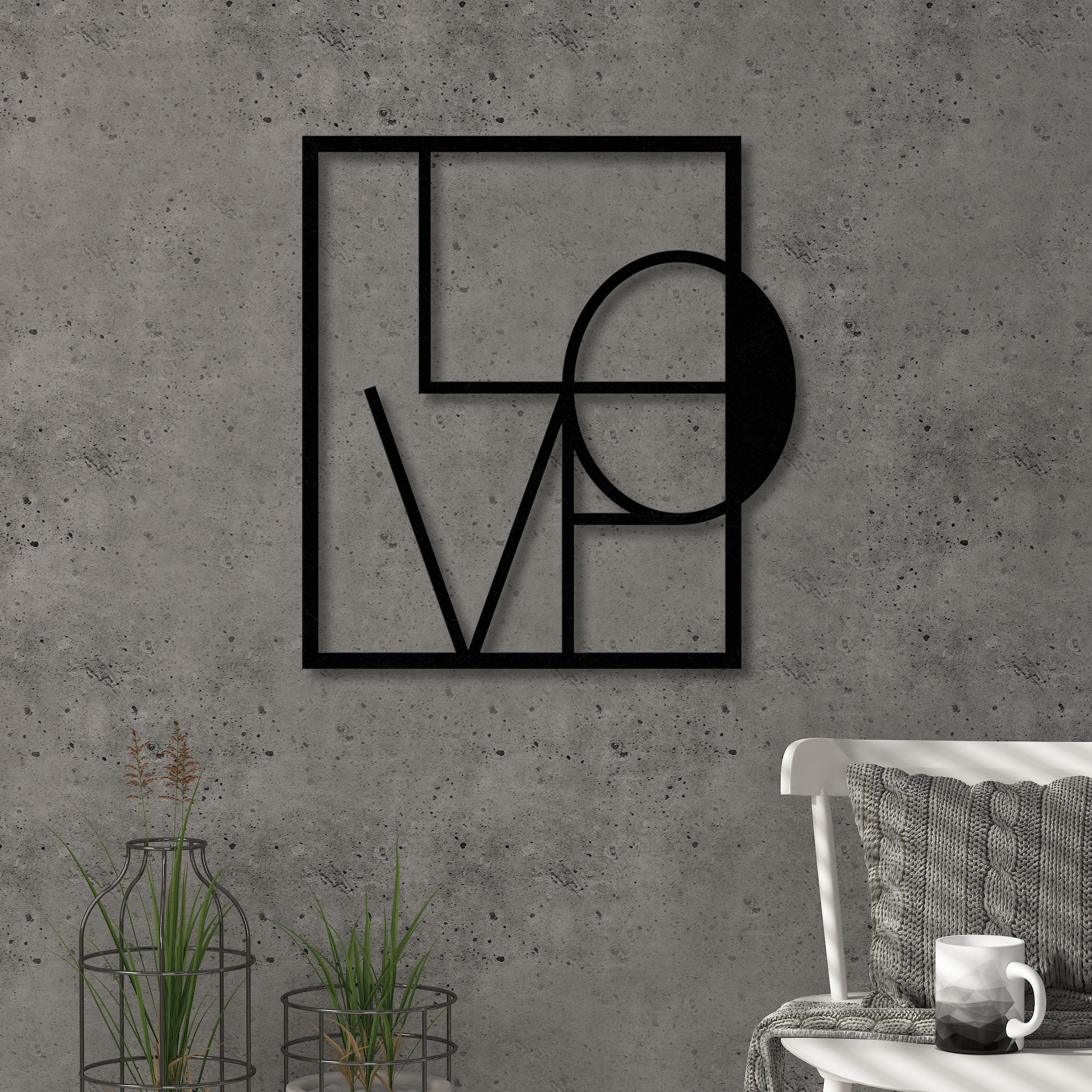 Decortie Wanddekoobjekt Decortie Metall Wanddekoration Nr.5 günstig online kaufen