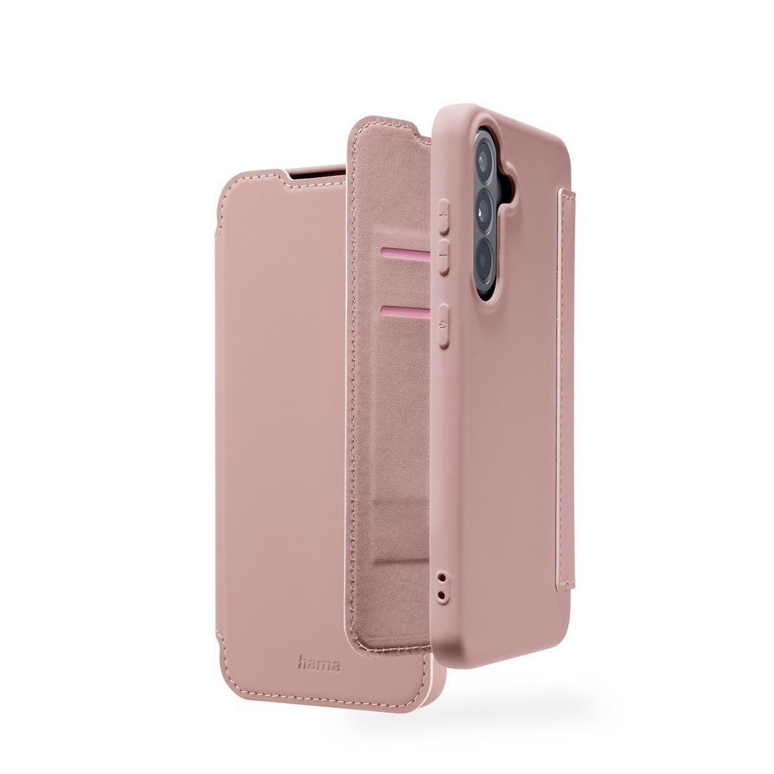 Hama Smartphonetasche Handyhülle f. Samsung Galaxy A56 klappbar, kratzfest, Anti-Fingerprint, Kartenfächer, Anti-Haft-Oberfläche, erhöhte Kanten, angenehme Haptik