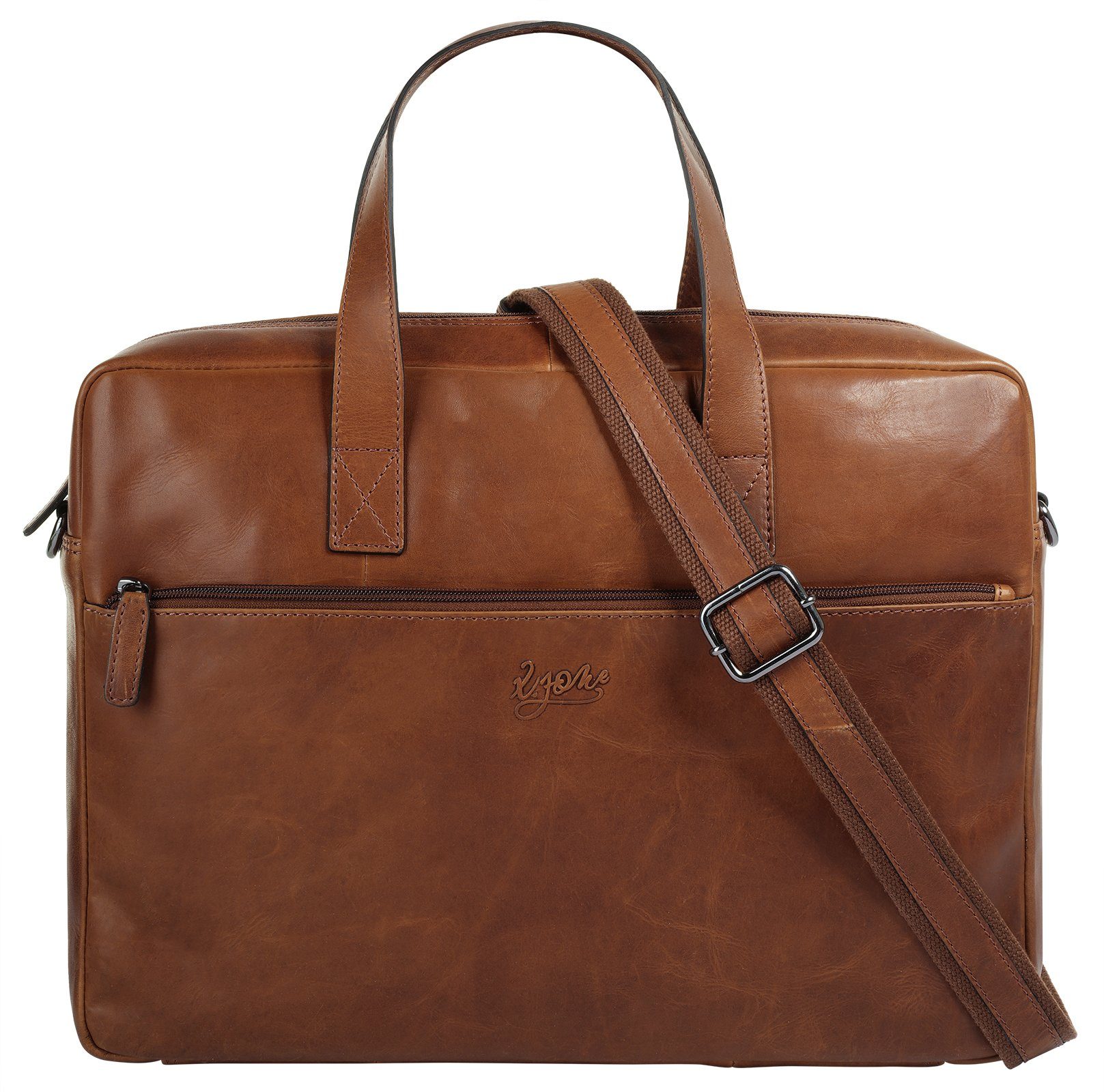 X-Zone Aktentasche, echt Leder günstig online kaufen