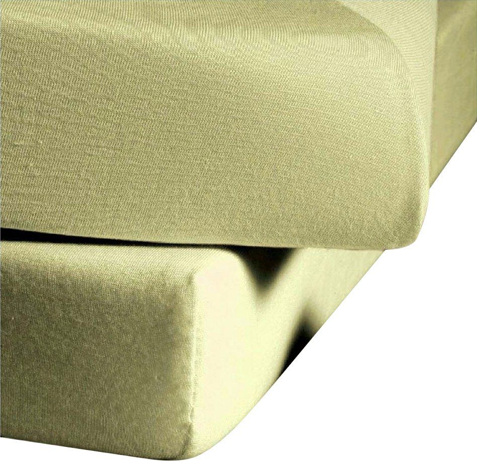 fleuresse Betttuch Colours, Mako-Satin, Gummizug: ohne, günstig online kaufen
