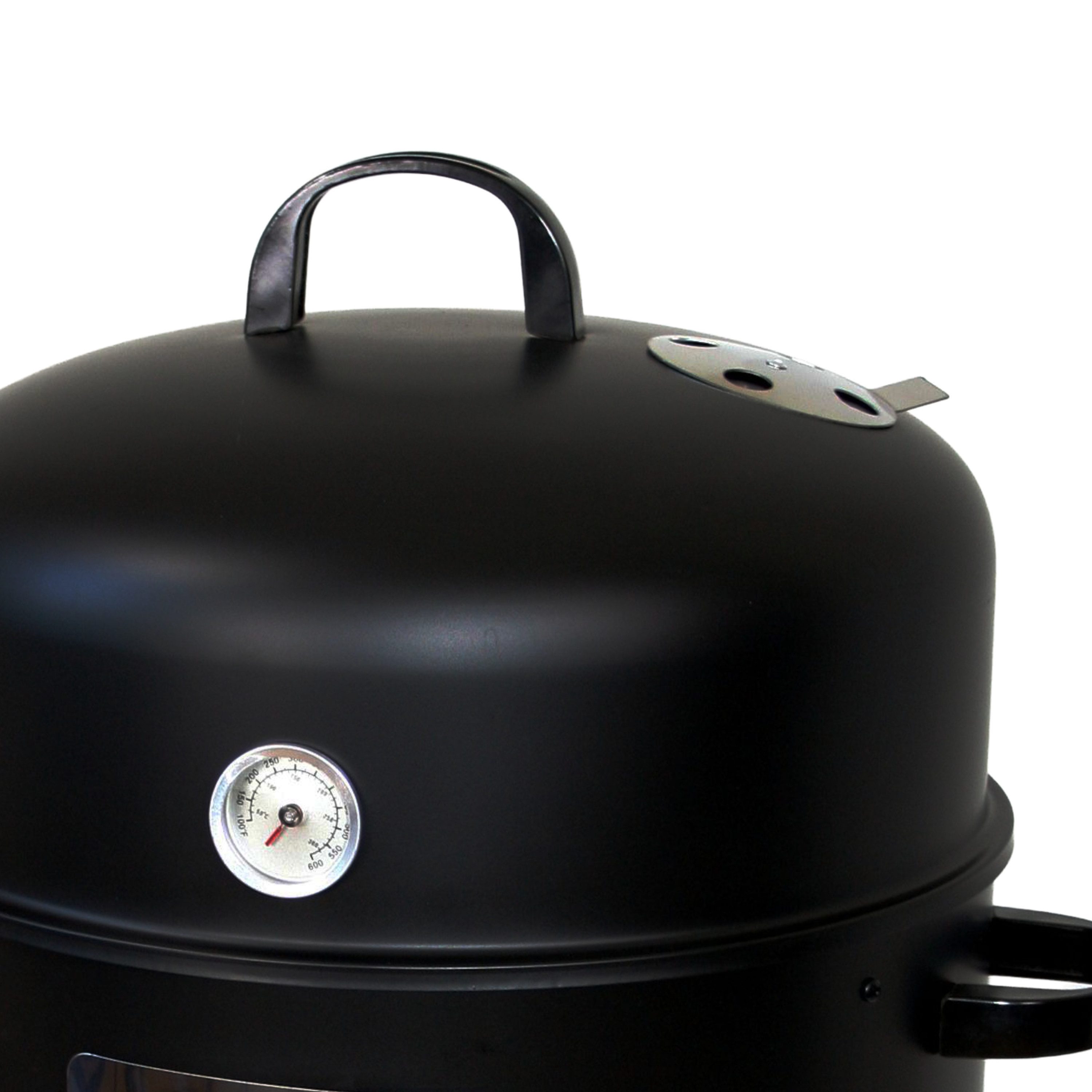 GLÜHZONE Holzkohlegrill RS 400, Smoker 3 in 1, BBQ, Grill, Feuerstelle