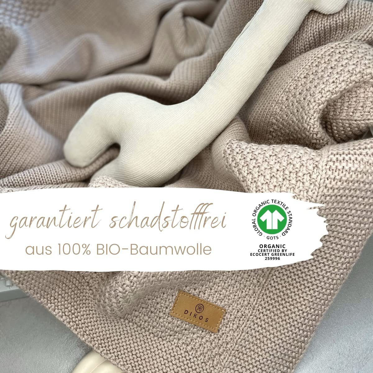 Babydecke DIKOS® Babydecke aus *100%* Bio günstig online kaufen