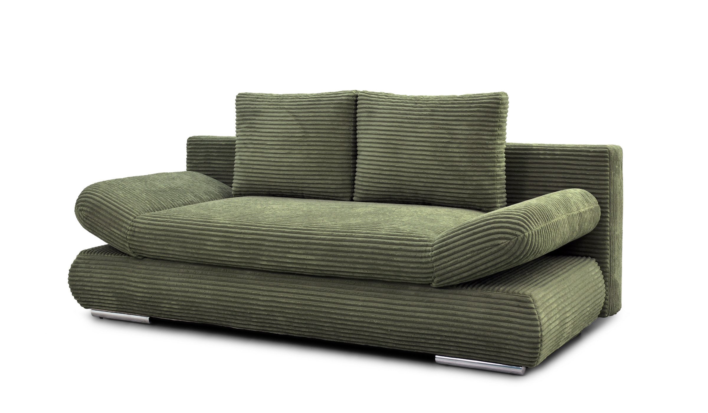 Hygger Möbelhaus Schlafsofa NEXT Schlafsofa mit Bettfunktion, Bettkasten & Federkern, 145 × 202 cm Liegefläche für den täglichen Schlaf, verstellbare Armlehnen, großer Bettkasten, pflegeleichter Bezug
