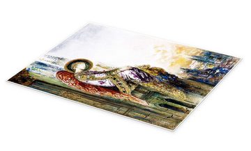 Posterlounge Poster Gustave Moreau, Reisender Engel, Malerei