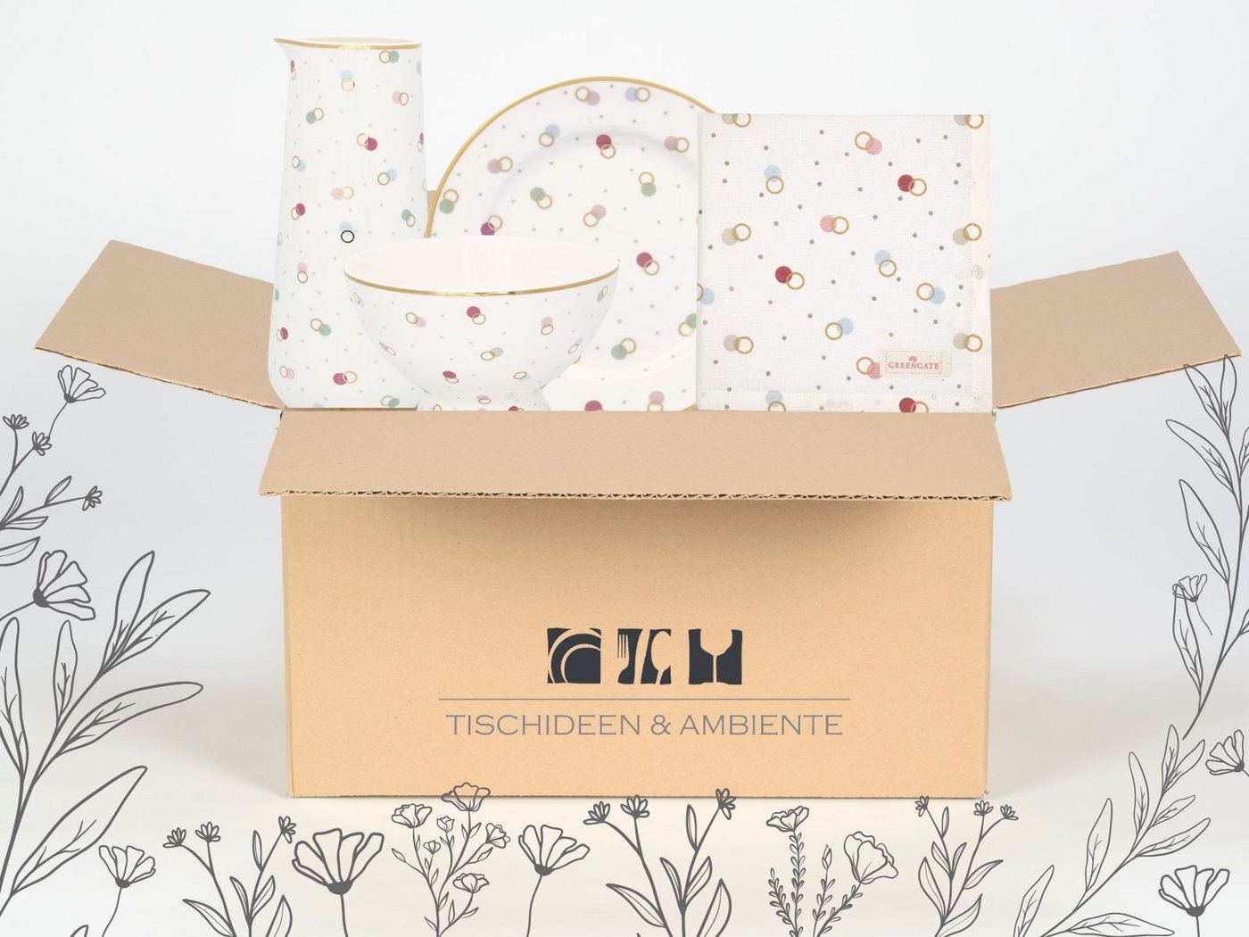 Thumbnail - Greengate Geschenkbox Geschenkbox Kylie 4tlg