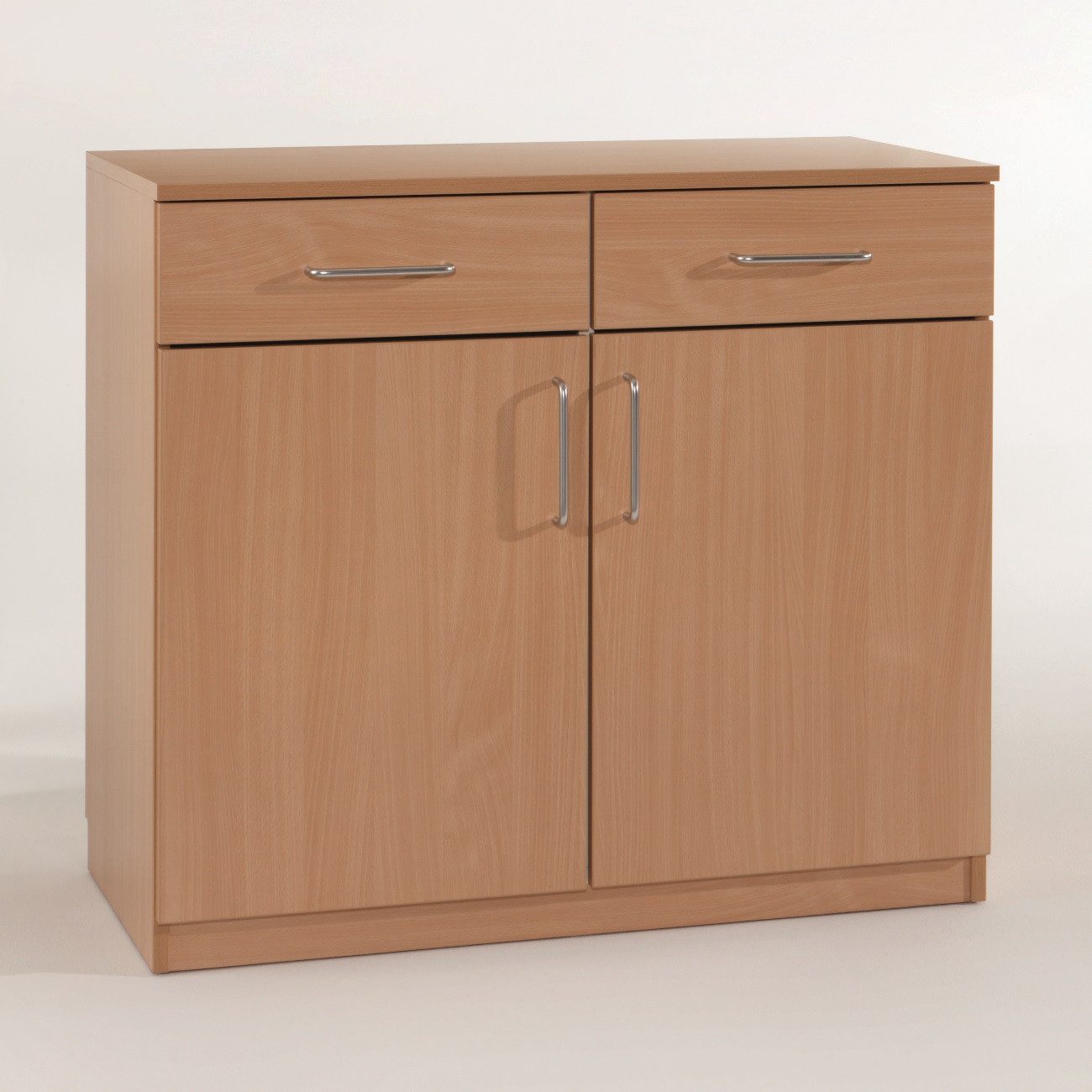 Burmeier Schlafzimmer-Set Pflegezimmer Anrichte mit Schubladen Sideboard Buche