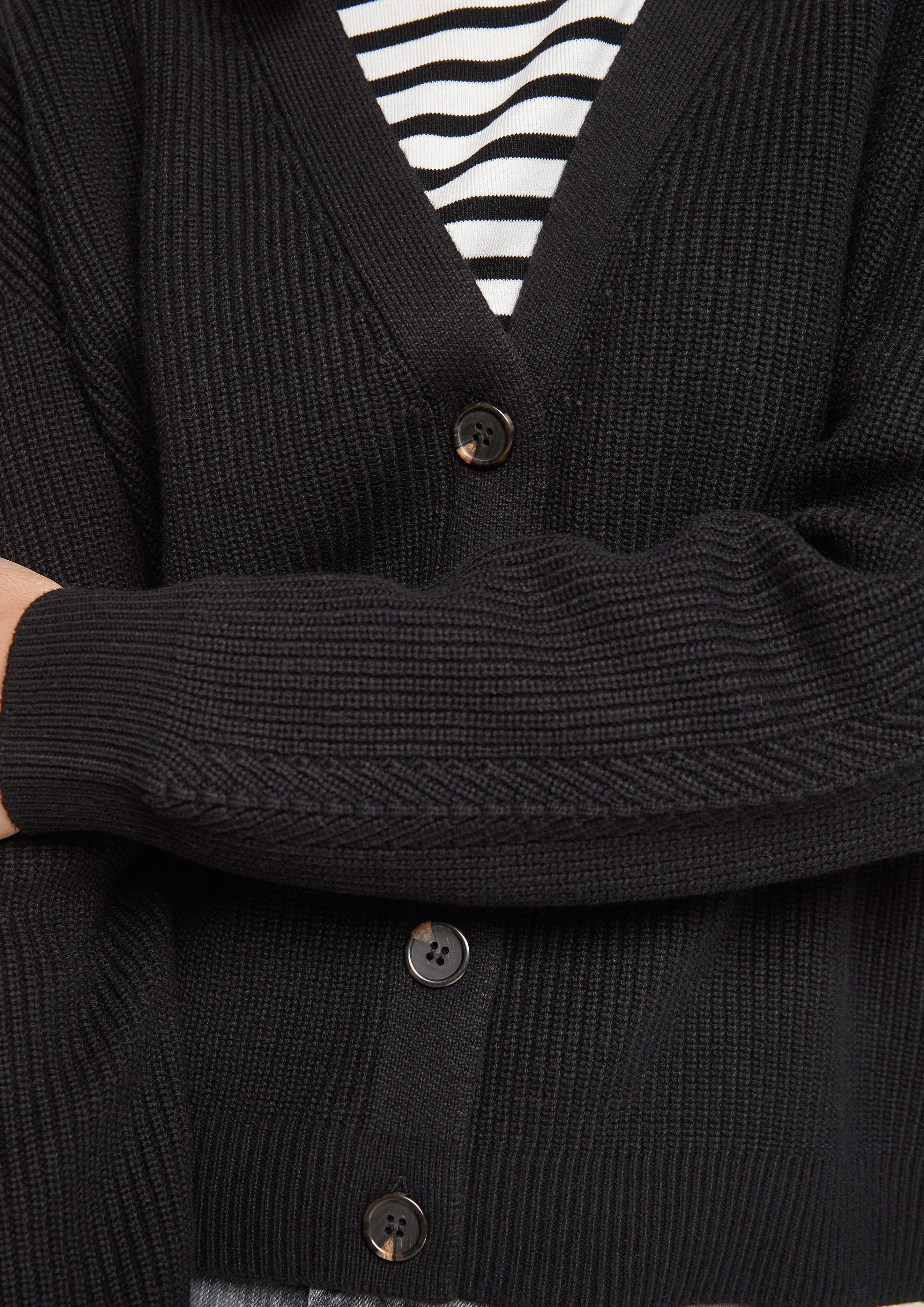 s.Oliver Strickjacke Cardigan aus Baumwollmix günstig online kaufen