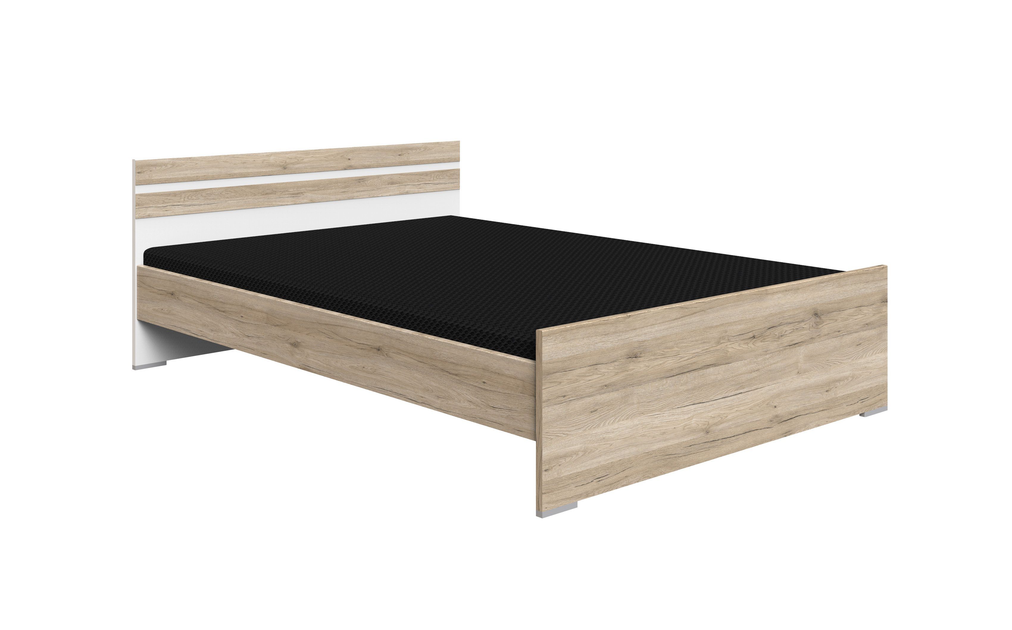möbelando Bett Canton, 146 x 72 x 204 cm (B/H/T)