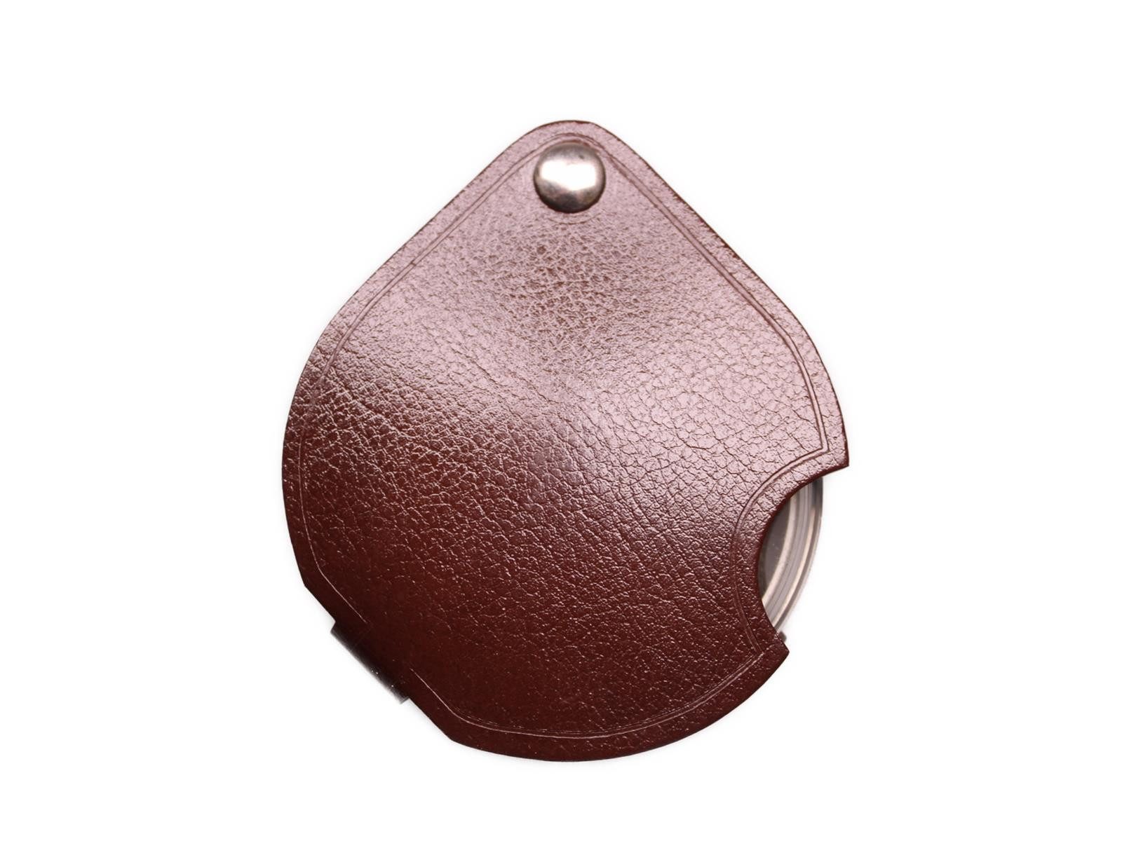 SCHWEIZER Leuchtlupe Einschlaglupe Braun Tropfenförmig groß