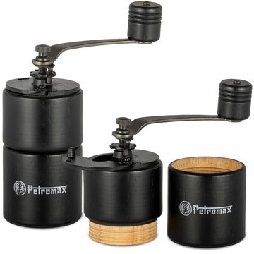 Petromax Perkolator + Handkaffeemühle Kaffeekanne Teekanne Camping Outdoor weiß, Edelstahlfilter, Permanentfilter, Kaffeekanne 1,3 L = 9 Tassen