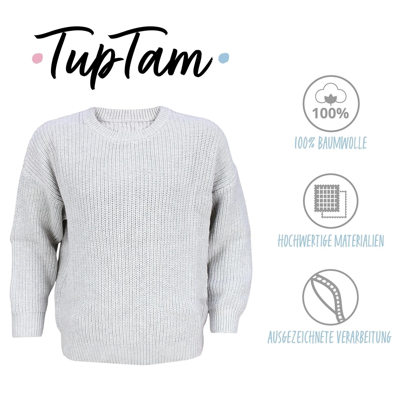 TupTam Strickpullover TupTam Strickpullover Bio- Baumwolle Junge Mädchen