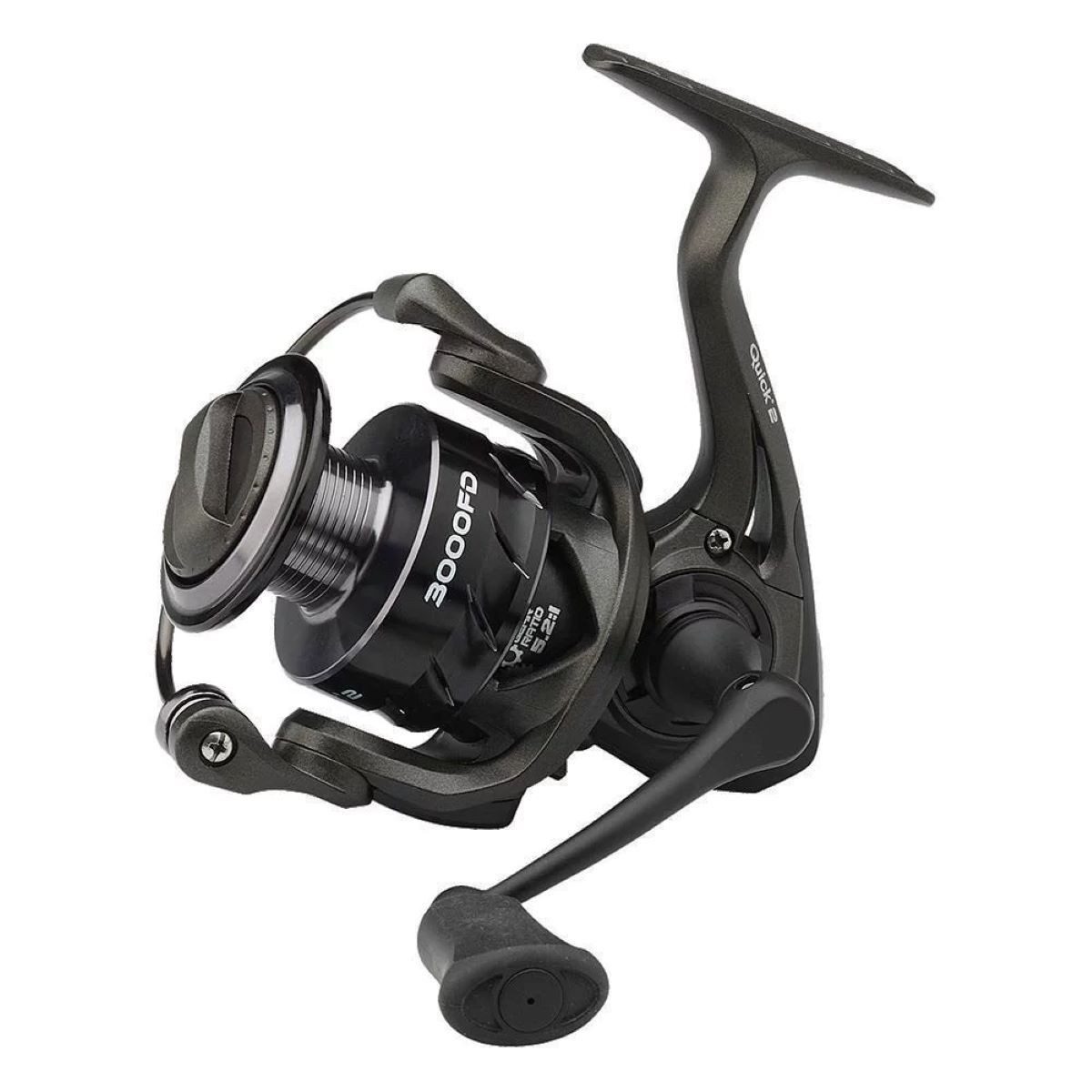 DAM Fishing Stationärrolle DAM Quick 2 FD 5+1BB V2 Spinnrolle Frontbremsrolle)
