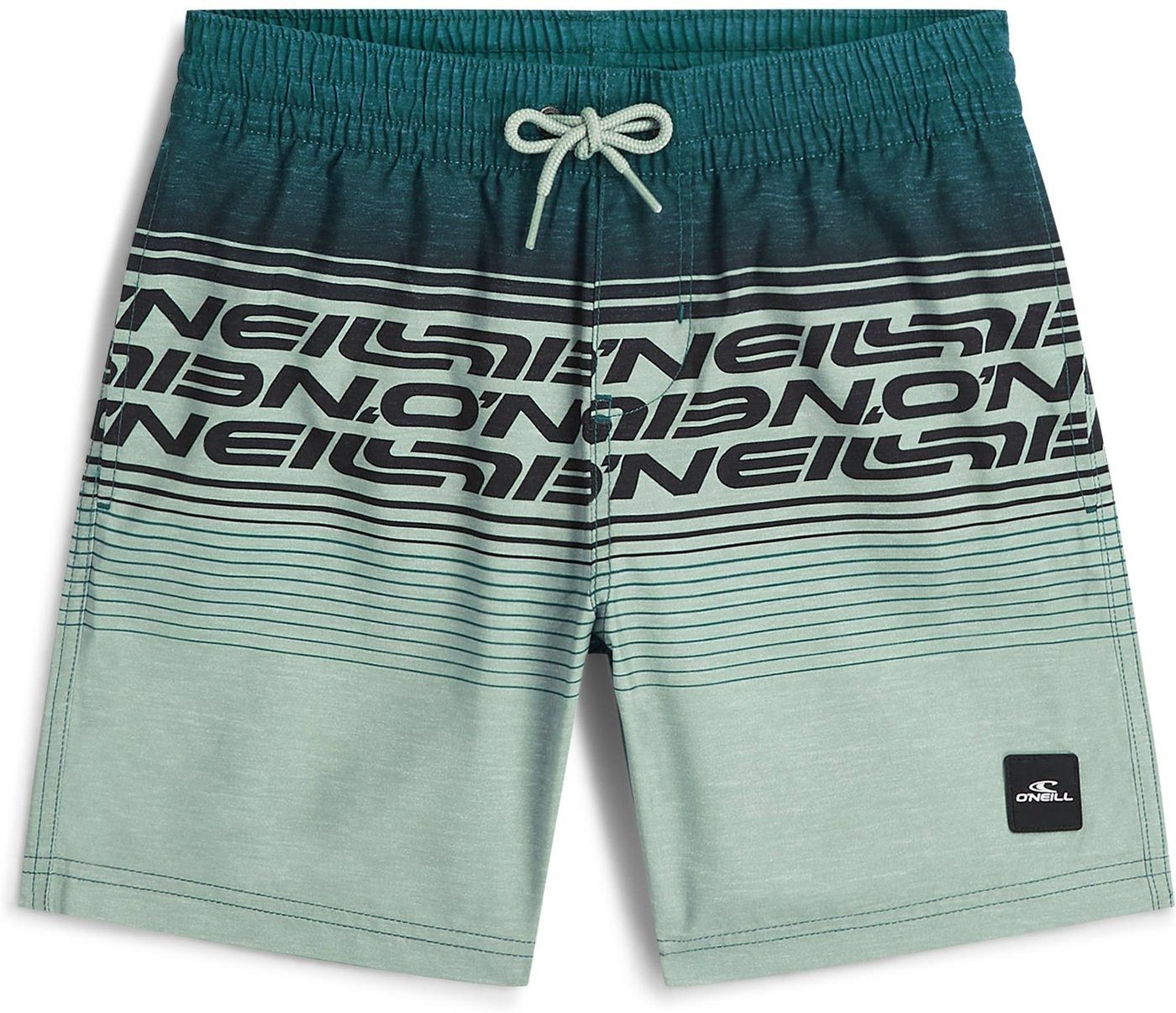 O'Neill Badeshorts O'NEILL LOGO STRIPE SWIMSHORTS BOYS GREEN HERITAGE O'NEILL
