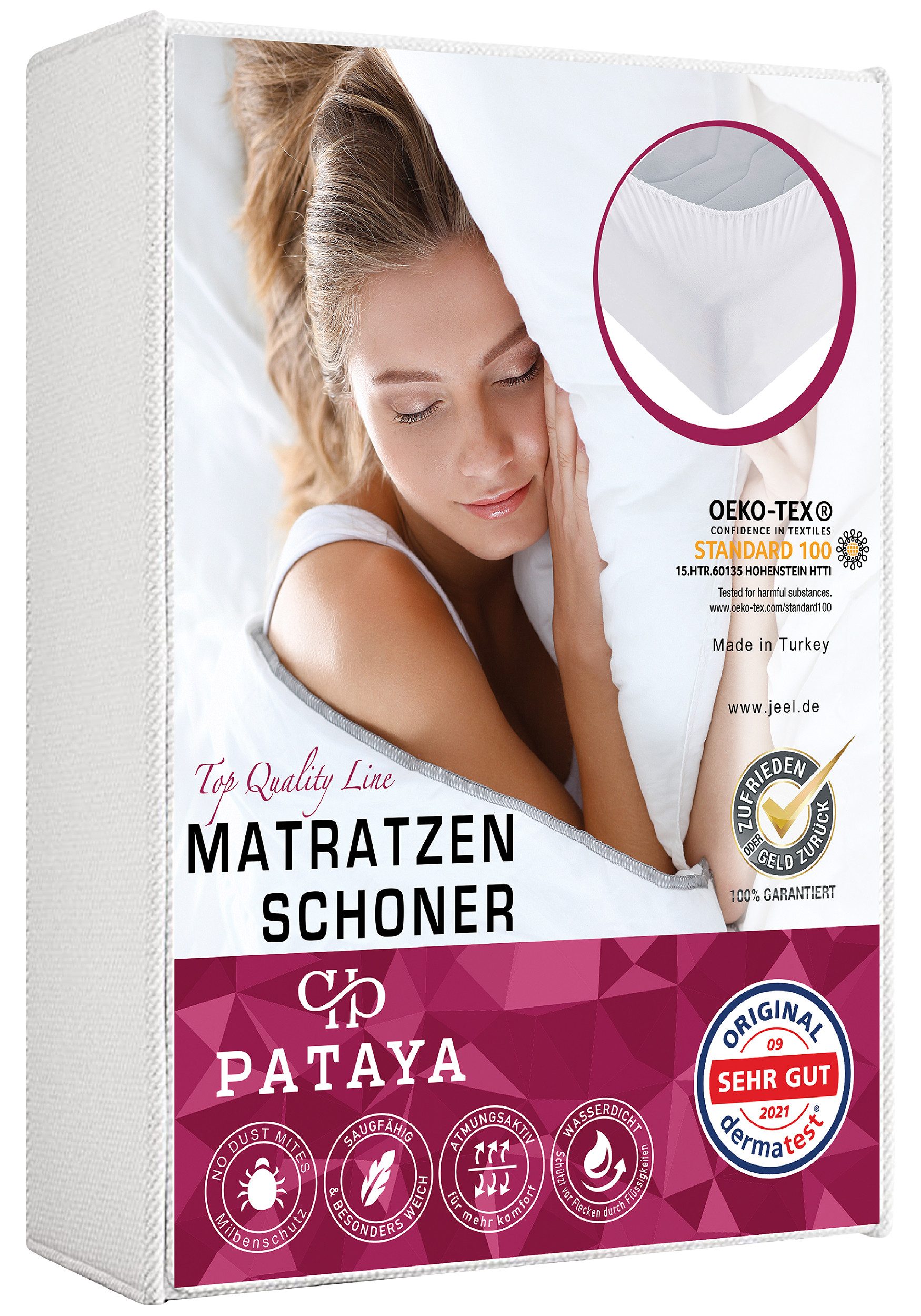 Matratzenschoner Matratzenschoner Fitted Matratzenauflage Pataya, wasserdic günstig online kaufen