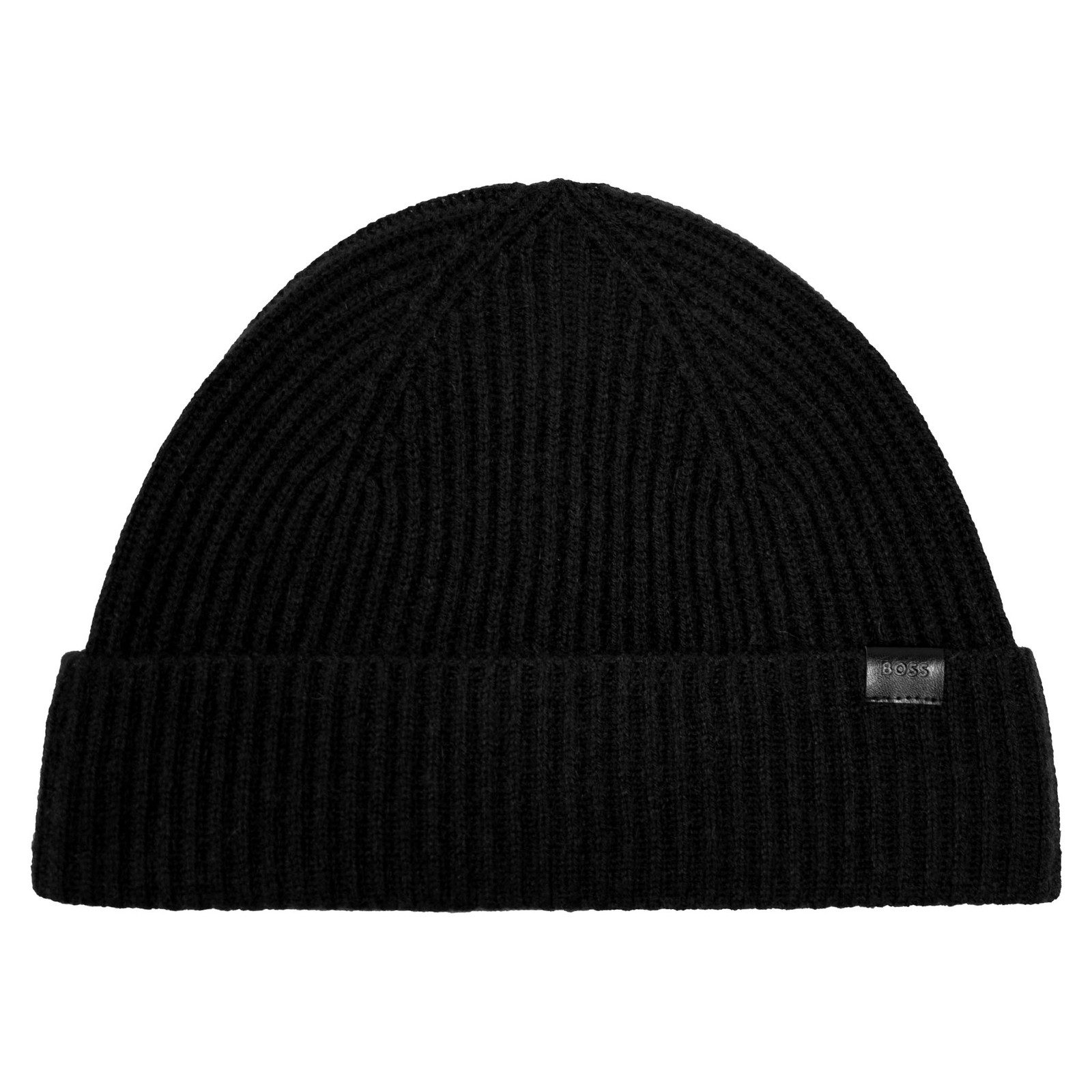 BOSS Strickmütze Filippo mit Markenpatch günstig online kaufen