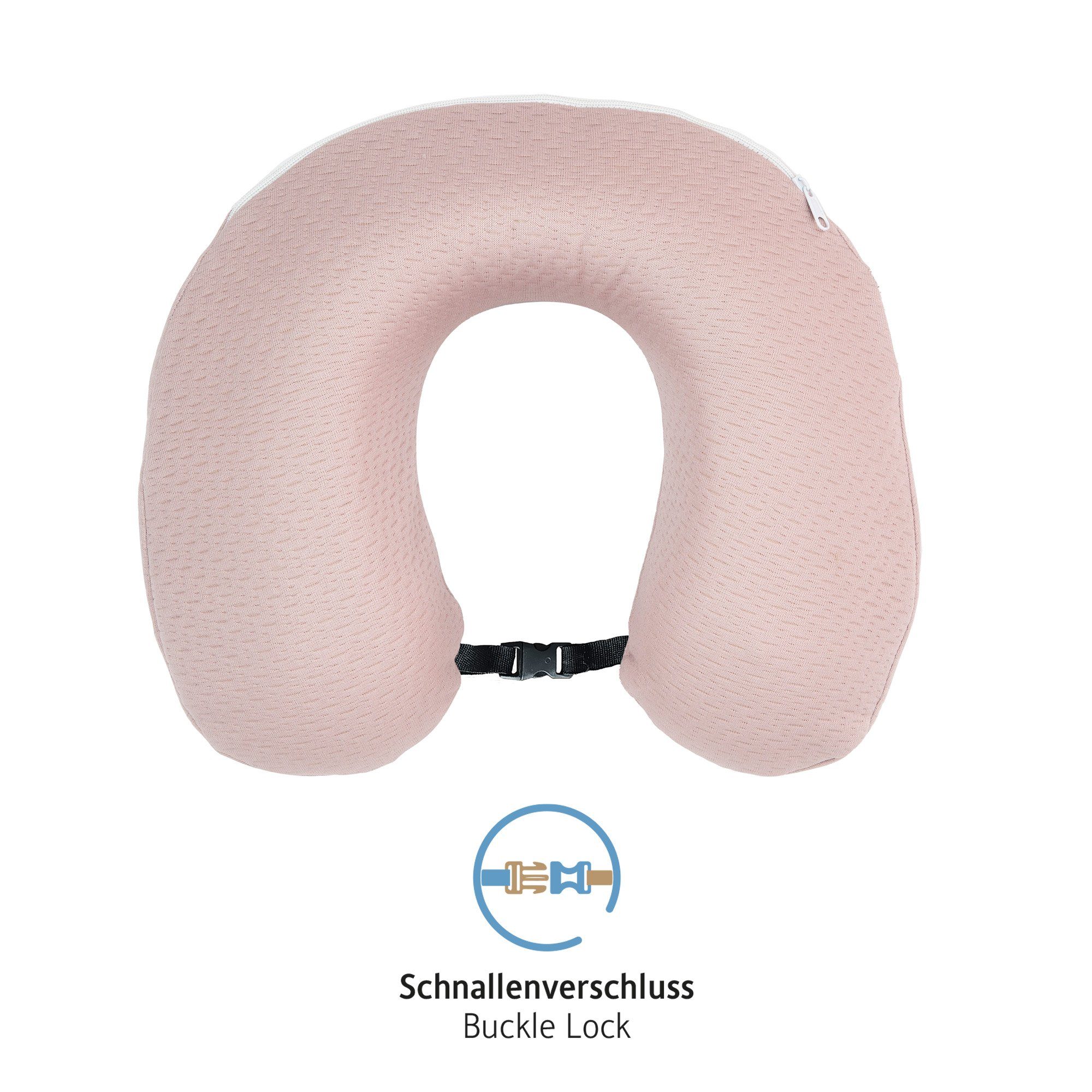 Komfortec Reisekissen Memory Schaum Nackenhörnchen, 1-tlg., U-Form Memory F günstig online kaufen