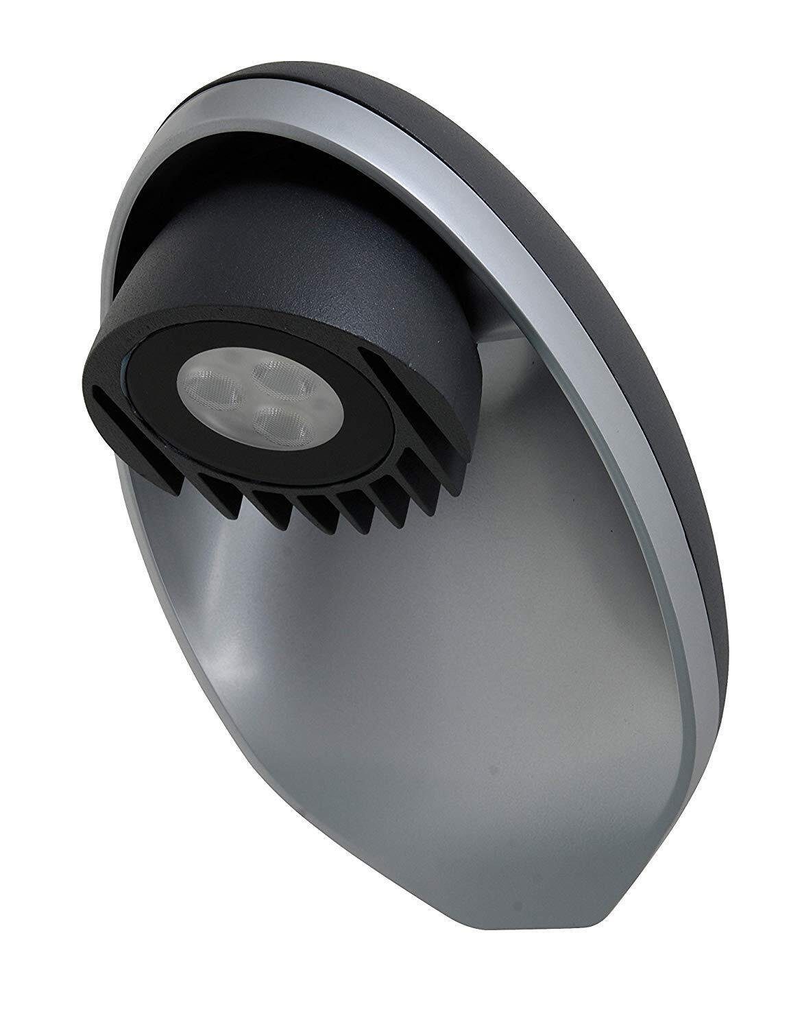 LUTEC Außen-Wandleuchte EcoLight ALU LED Wandleuchte IP54 Wandlampe Außen Lampe Leuchte, LED fest integriert, Neutralweiß, schwenkbarer