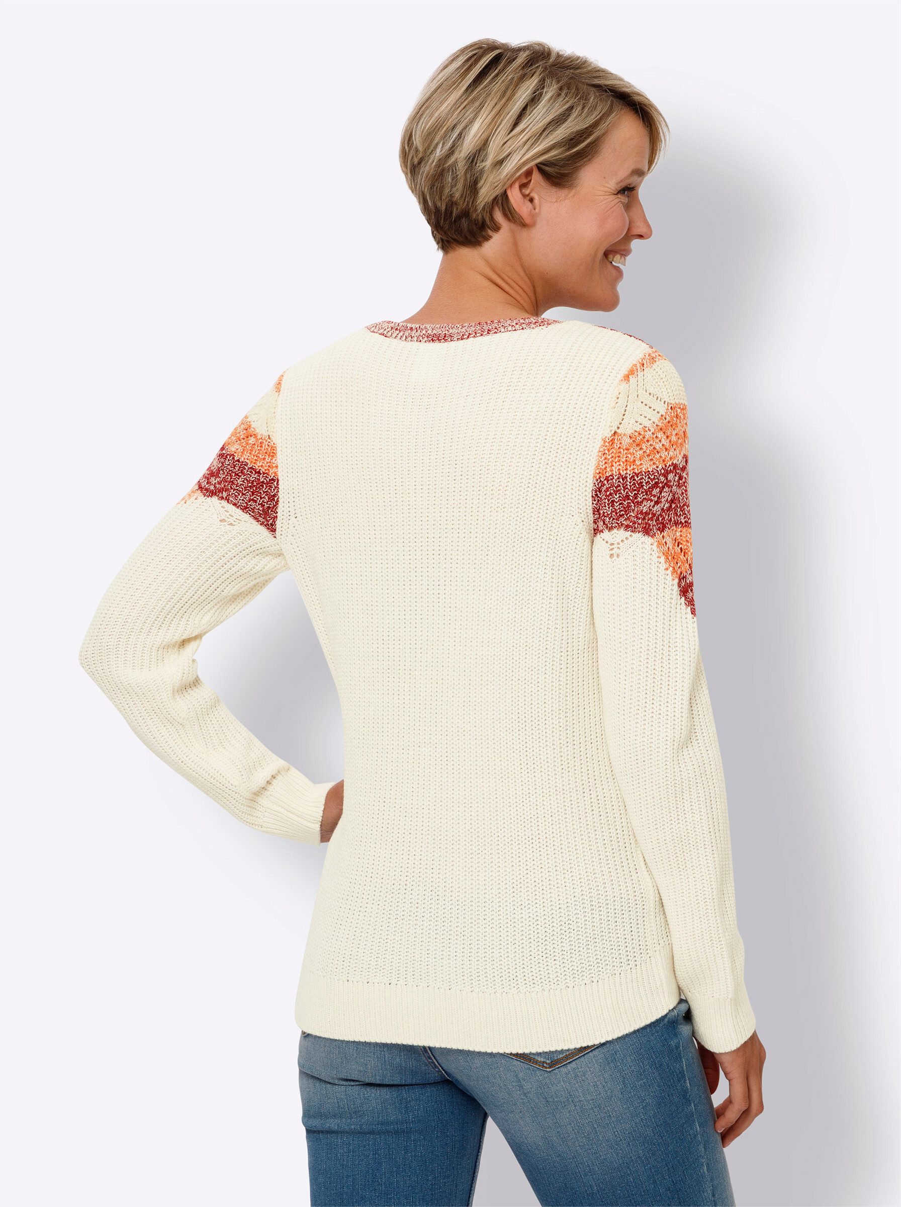 Sieh an! Strickpullover Langarm-Pullover günstig online kaufen