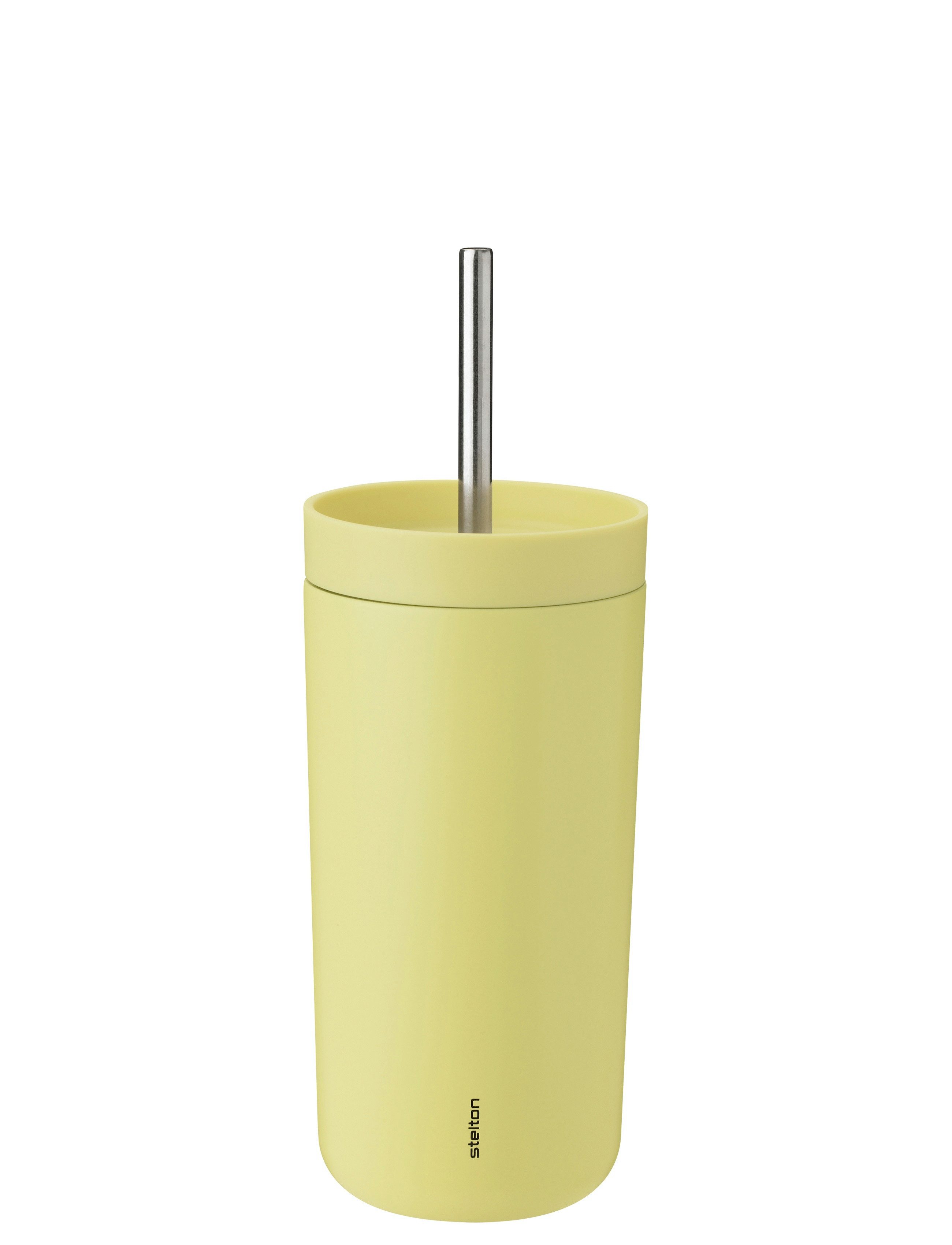 Stelton Thermobecher Stelton To Go Sip Thermobecher, 0,4 L, Metall, GRS, PP