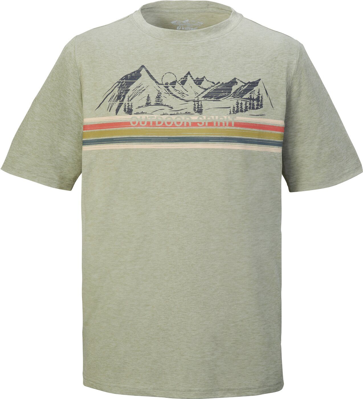 Killtec T-Shirt "KOS 64 MN TSHRT", Leichtes, schnelltrocknendes Material, A günstig online kaufen