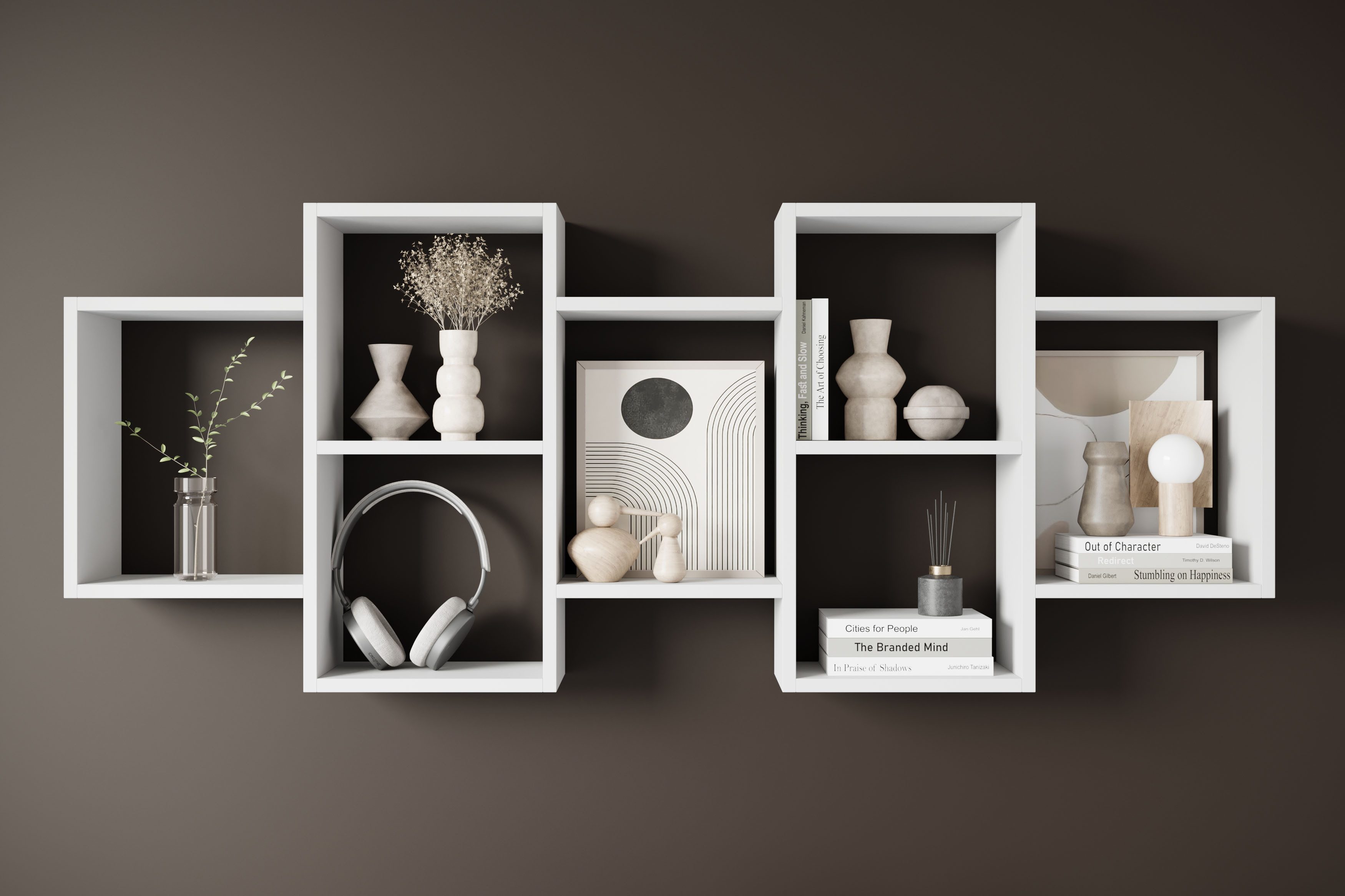 INOSIGN Wandboard Wandregal Trio, 1-tlg., Stell- oder Hängeregal, 10 offene günstig online kaufen