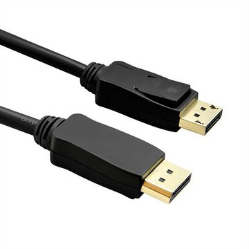 VALUE DisplayPort Kabel, v1.4, DP ST - ST Audio- & Video-Kabel, DisplayPort Männlich (Stecker), DisplayPort Männlich (Stecker) (100.0 cm)