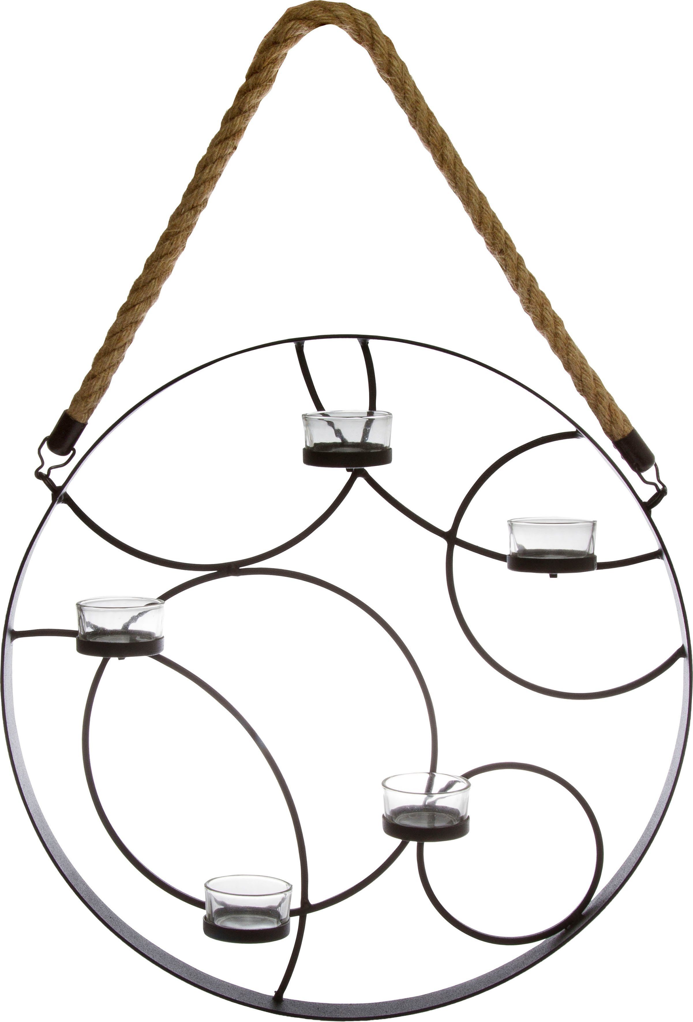 Myflair Möbel & Accessoires Wandkerzenhalter Kirill, schwarz, Landhaus, sch günstig online kaufen