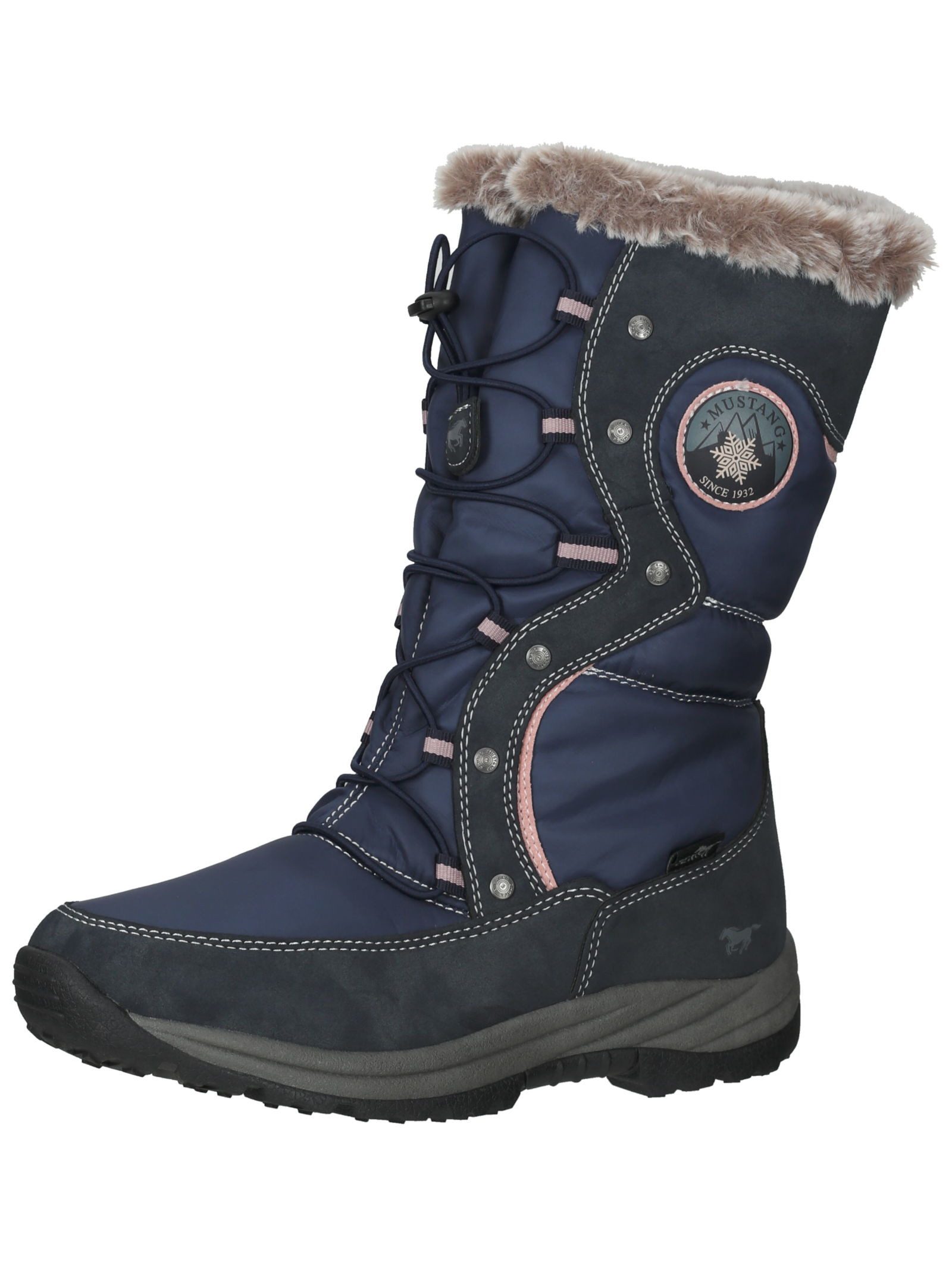 MUSTANG Stiefel Lederimitat/Textil . Winterstiefel