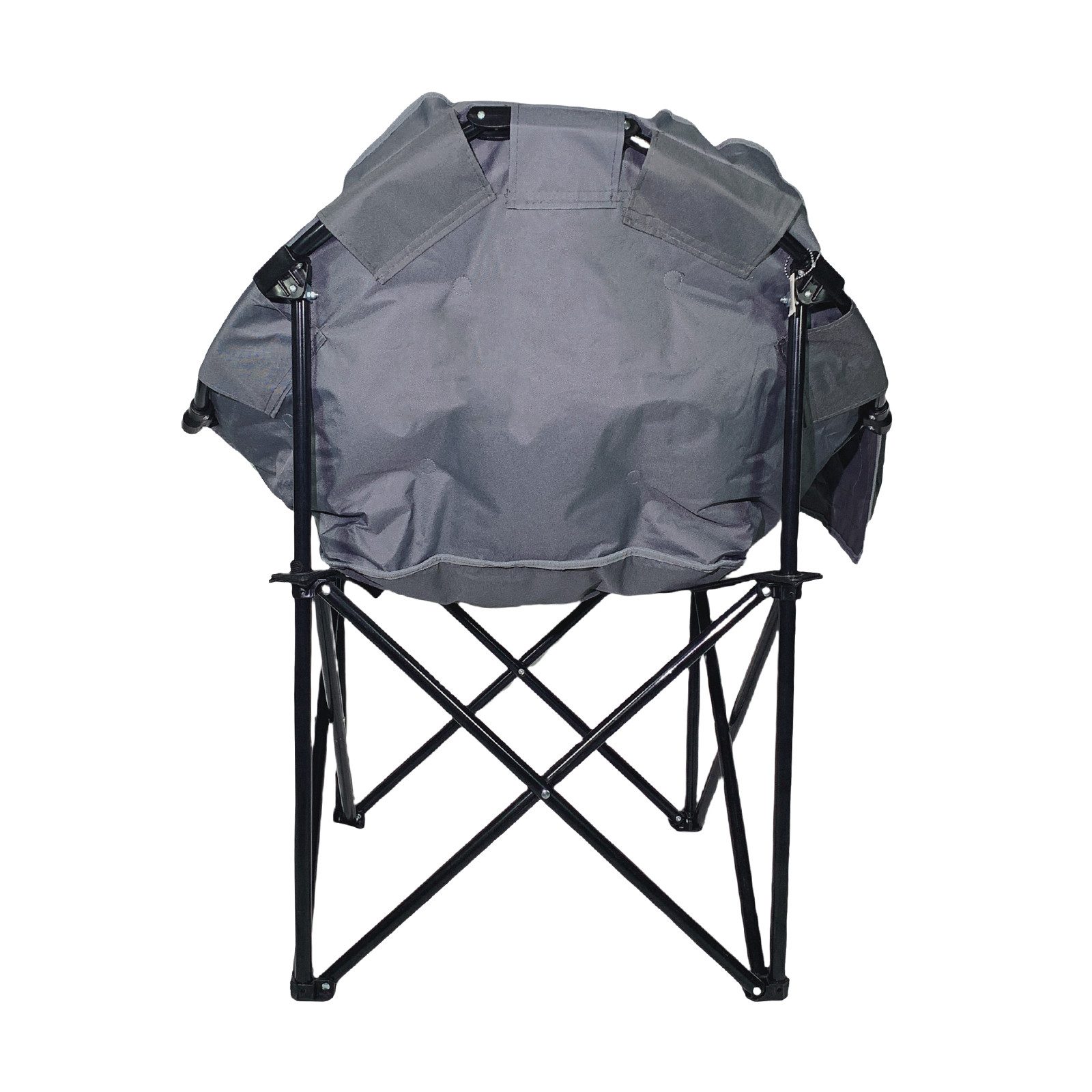 HTI-Living Klappstuhl Klappbarer Komfortsessel mit weichem Velvet Bezug (Stück), Campingstuhl – Bild 5 von 5