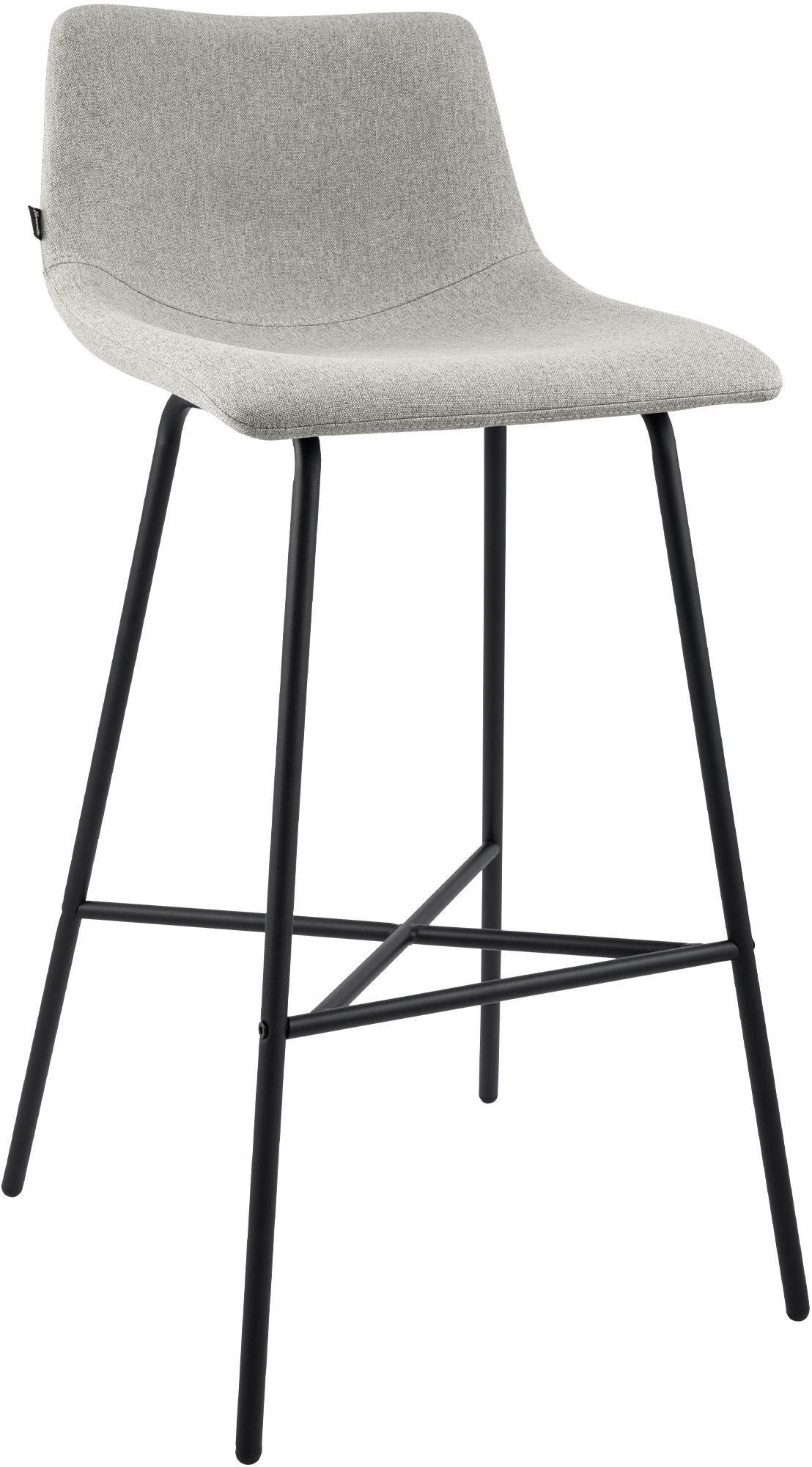 CLP Barhocker Altona (1er), mit Rückenlehne, Metallgestell