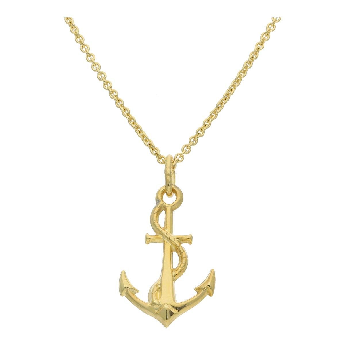 Kettenanhänger JuwelmaLux Anhänger Anker 333/000 (8 Karat) Gold JL14-02-0292