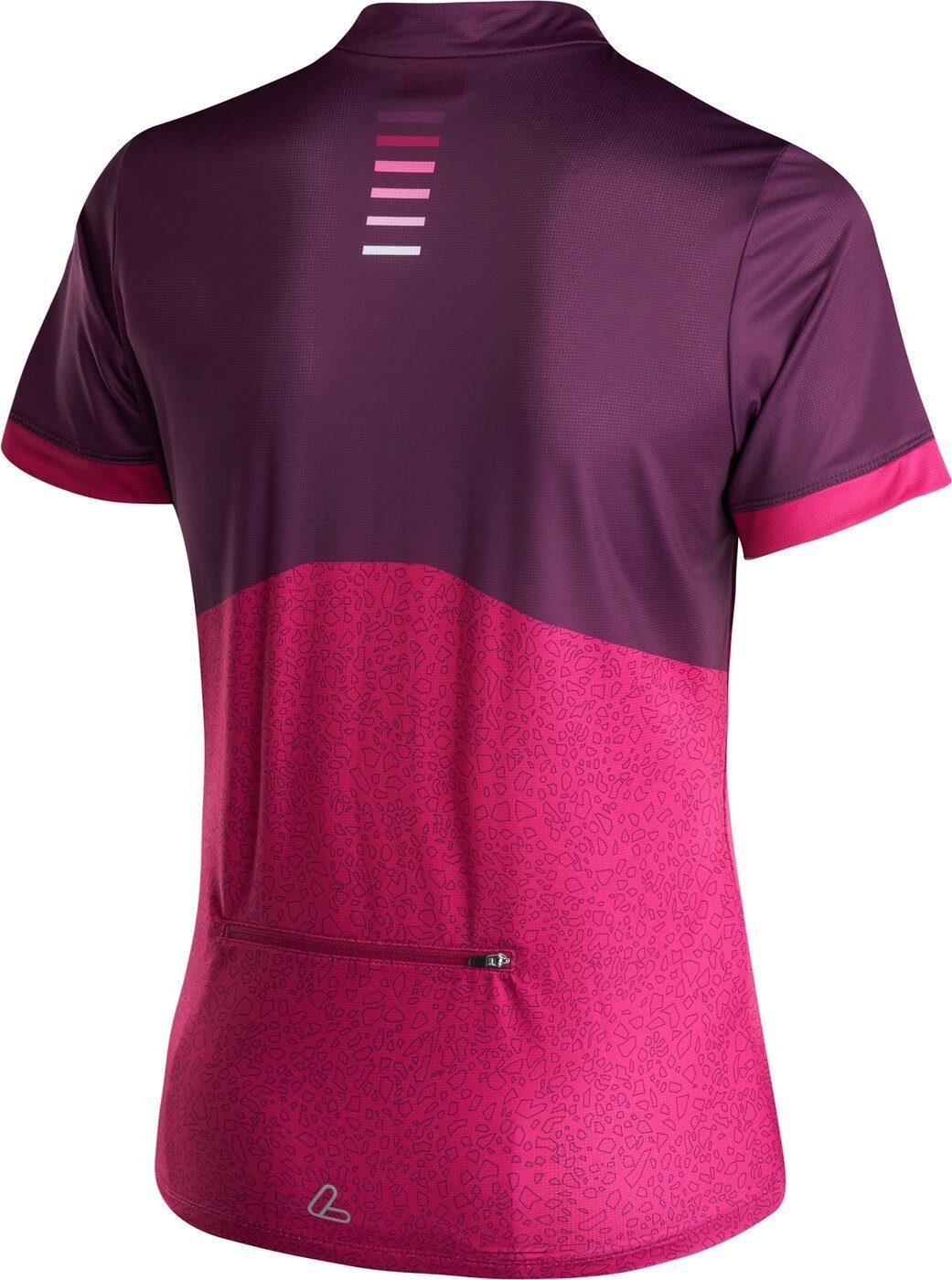 Löffler Radtrikot BIKE SHIRT HZ Fahrrad-Trikot/ - Shirt Damen rosa/lila
