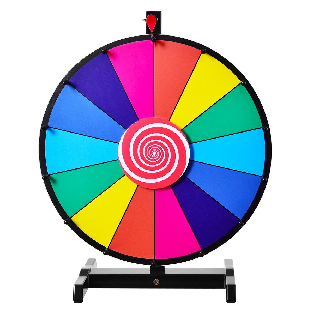 COSTWAY Spiel Glücksrad, für Lotteriespiele Wortspiele
