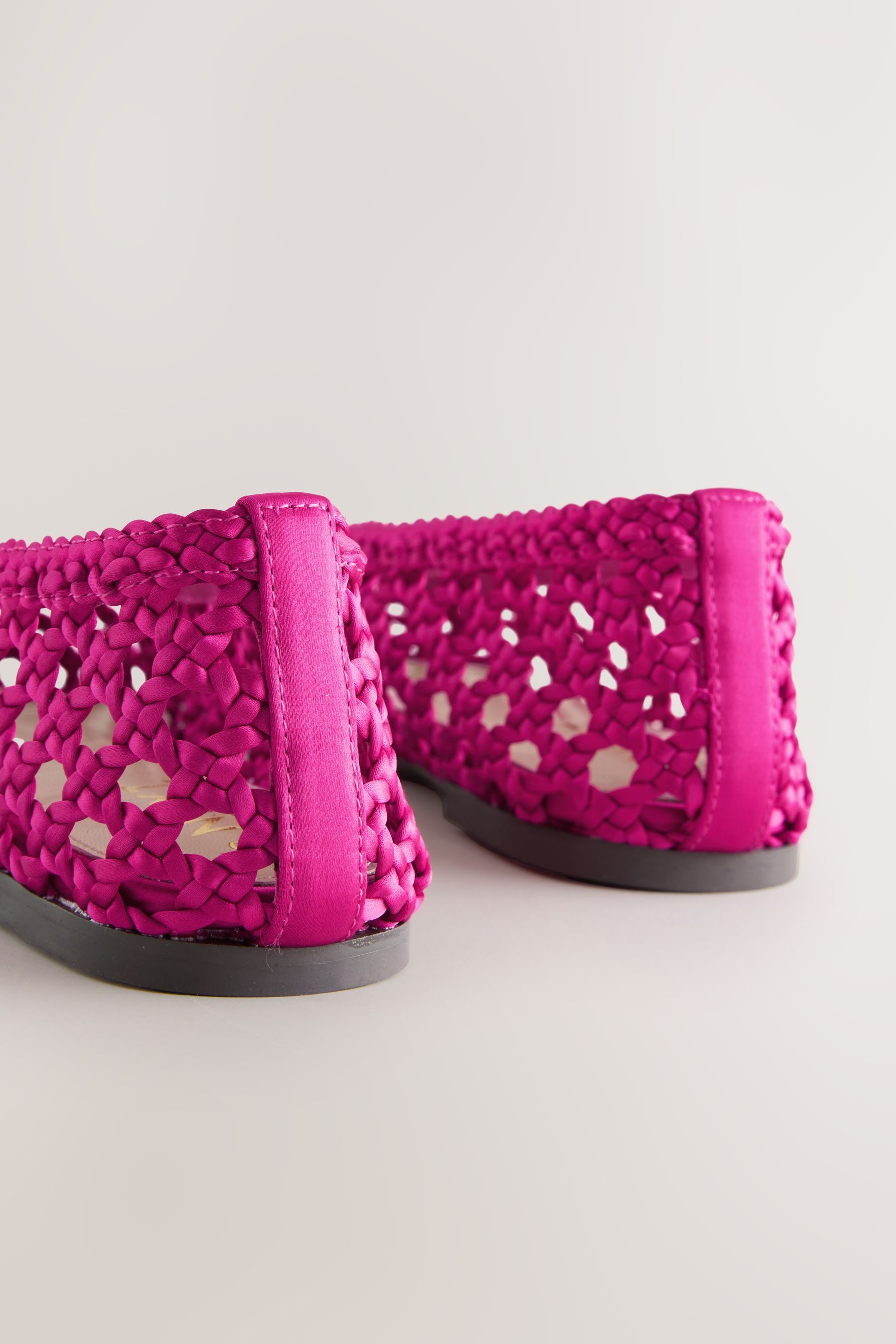 Next Forever Comfort® flache Satin-Ballerinas Ballerina
