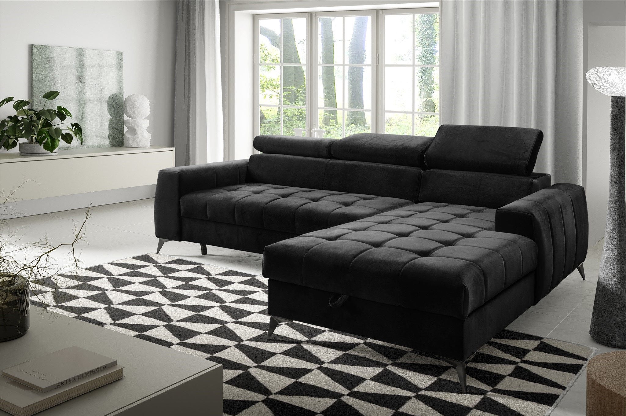 Fun Möbel Ecksofa Schlafsofa Sofa AGNESA günstig online kaufen