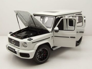 Minichamps Modellauto Mercedes AMG G63 G-Klasse 2018 weiß Modellauto 1:18 Minichamps, Maßstab 1:18