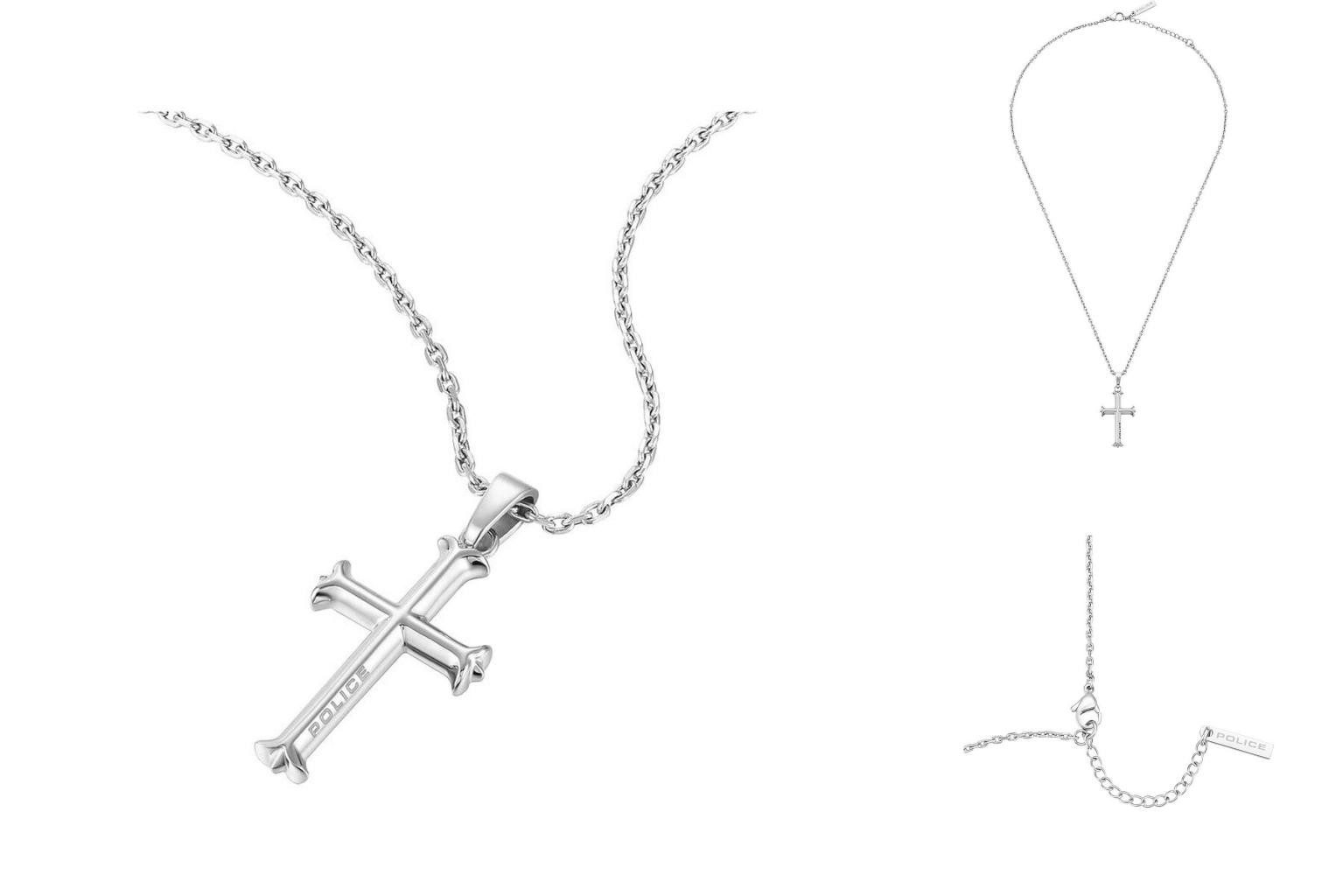 Police Edelstahlkette Herrenhalskette Po...
