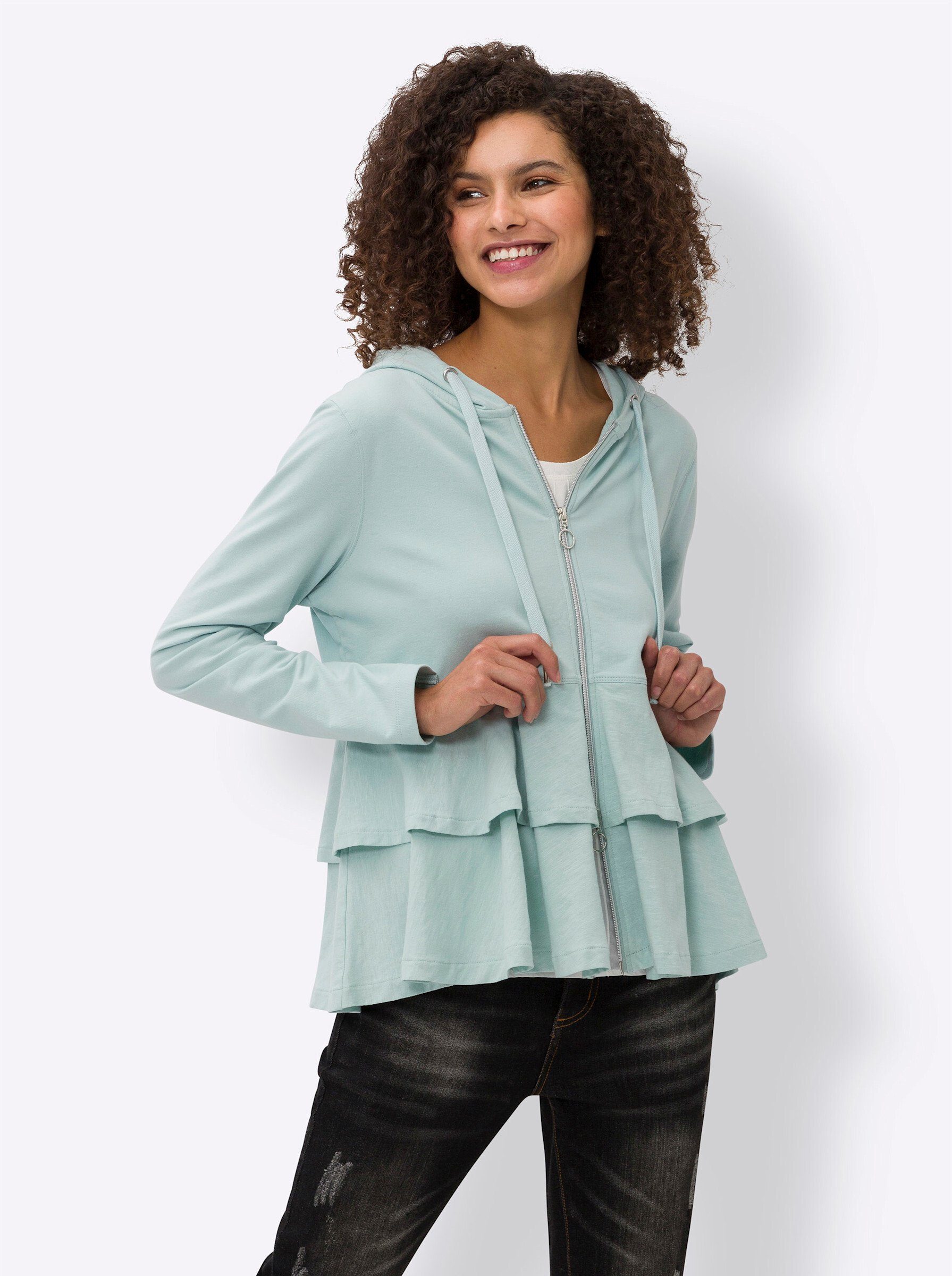 heine Shirtjacke kalkmint