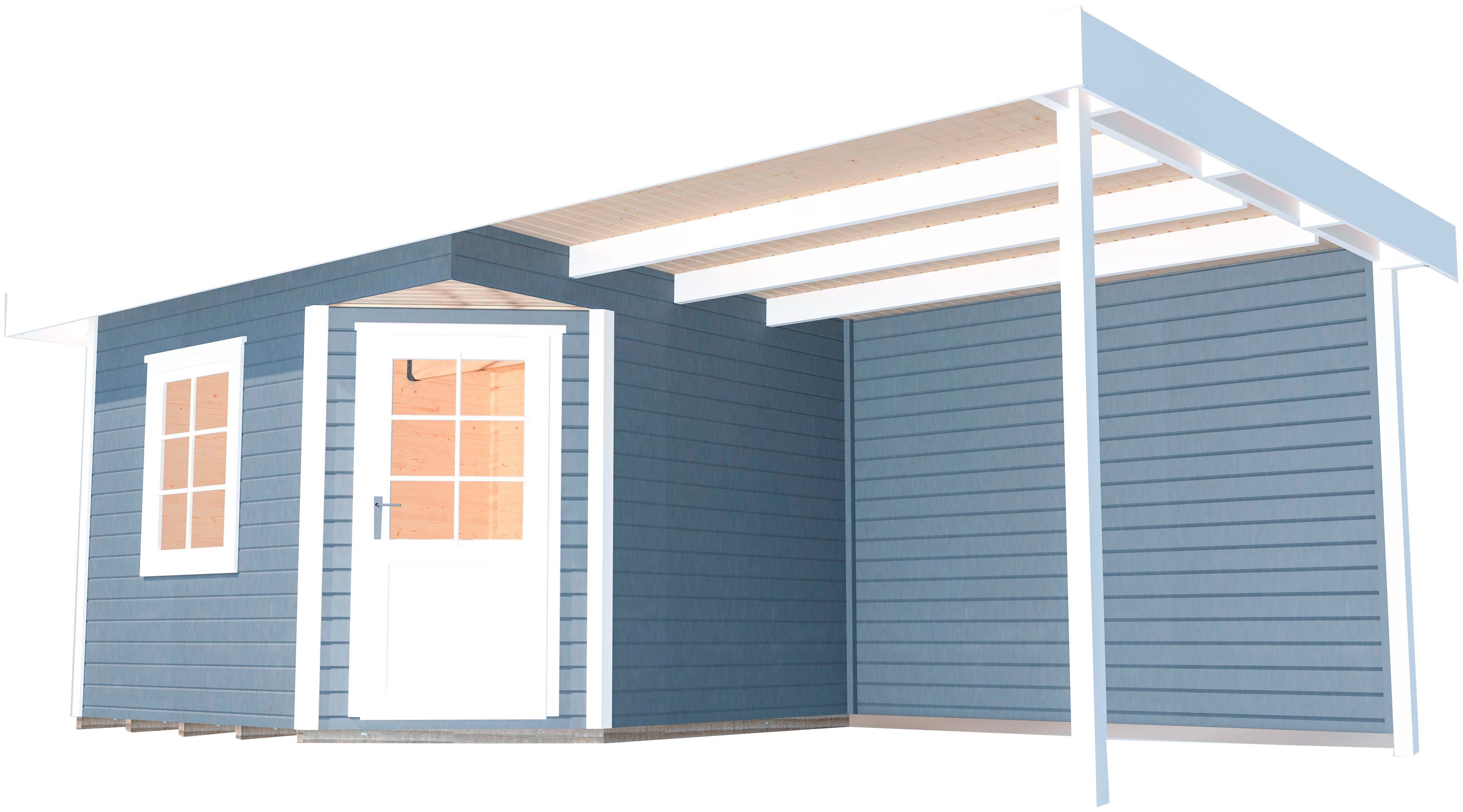 weka Gartenhaus Designhaus 213B Gr.2, BxT: 646x338 cm, (Set)