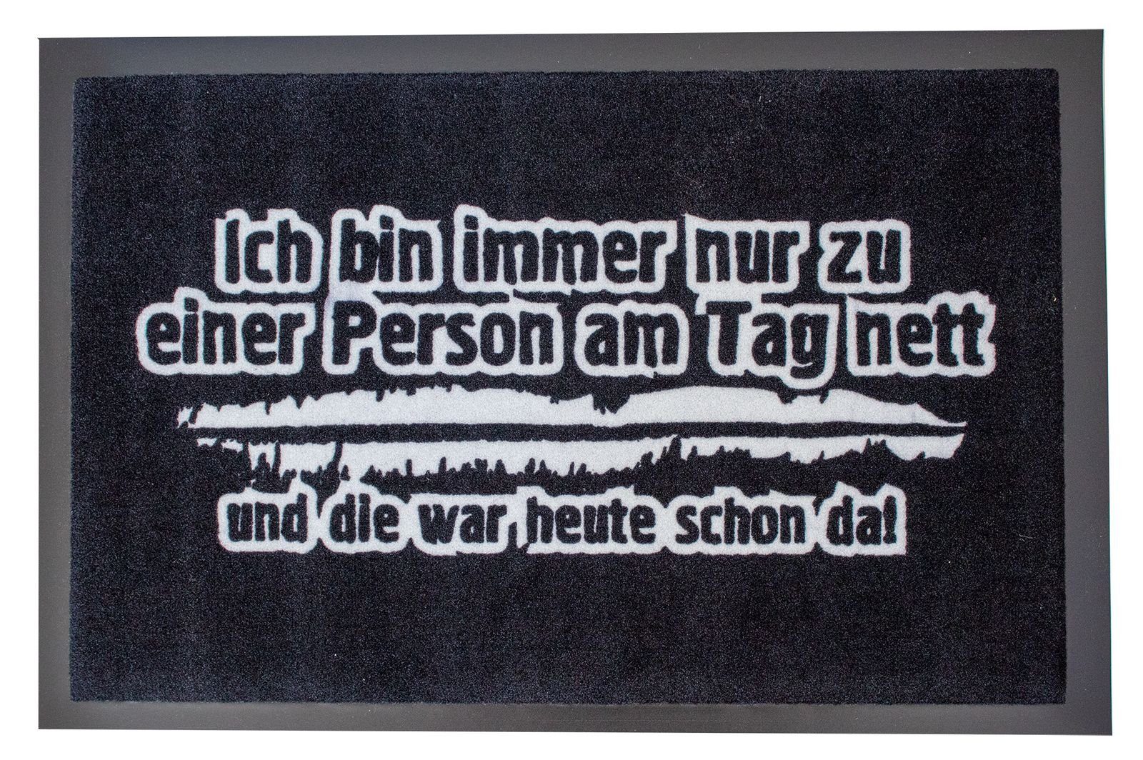 cm, Ich Mr. 60 nett bin immer Höhe: Ghorbani, nur x Rechteckig, Türmatte 3 mm 40 Fußmatte