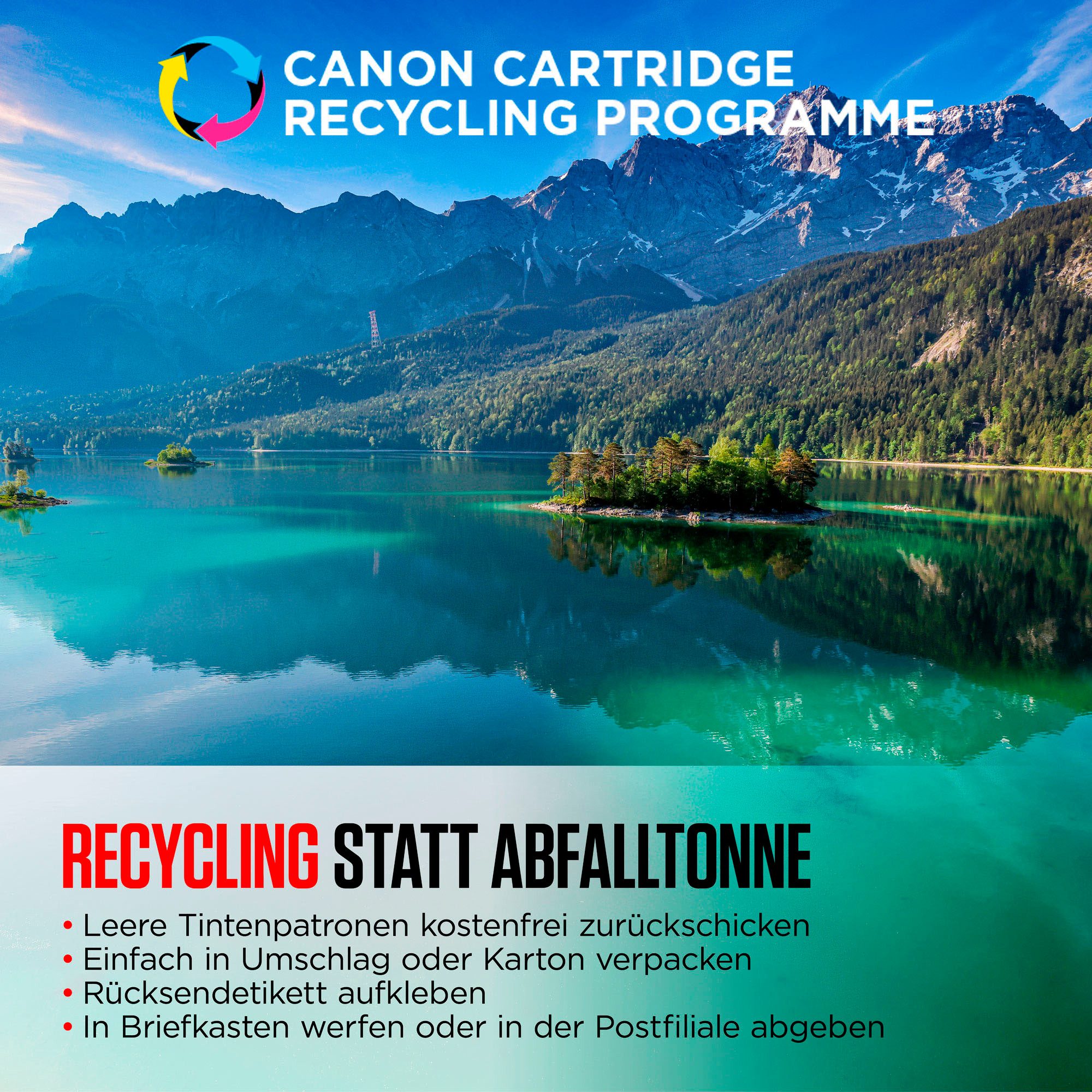 Canon CLI-36 CL (Doppelpack) Tintenpatrone (Packung, 2-tlg)